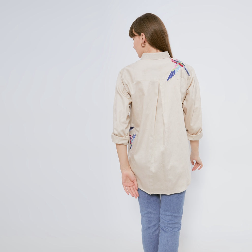 HURI CREAM SHIRT