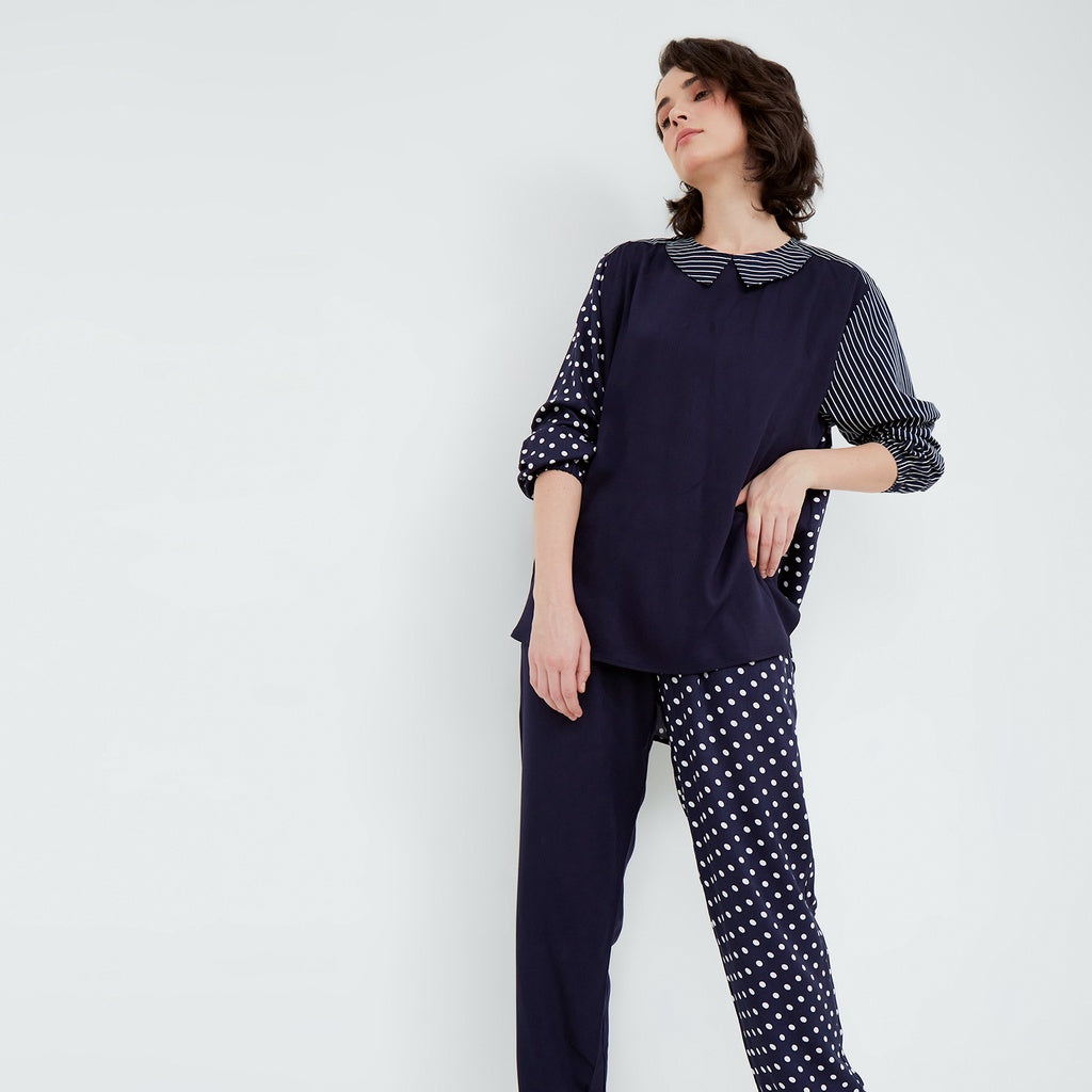 Bechara Navy LongsSet