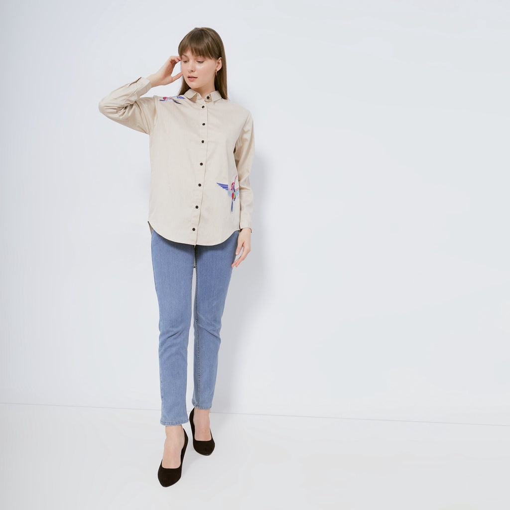 HURI CREAM SHIRT