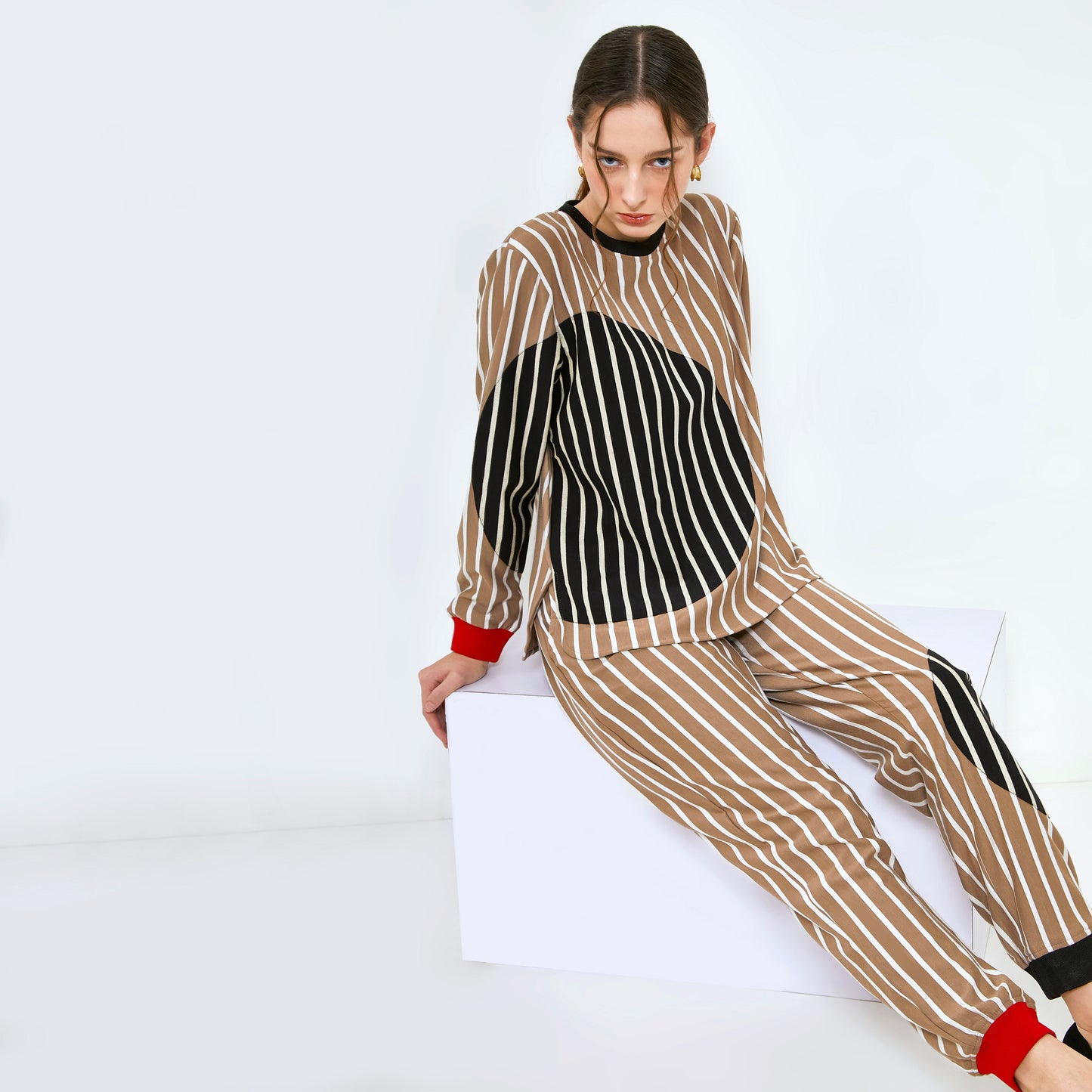 Cailey Sporty Set Khaki