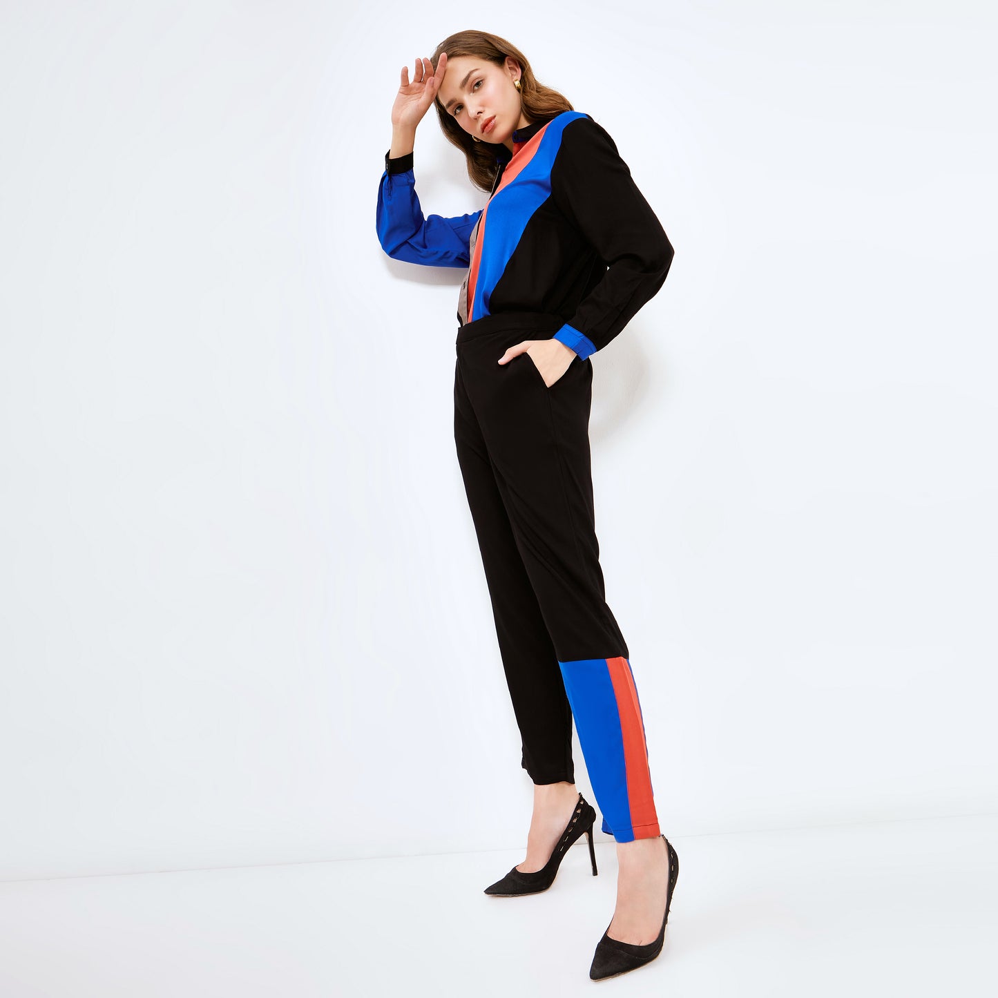 DASHA BLACK - BLUE LONGSET