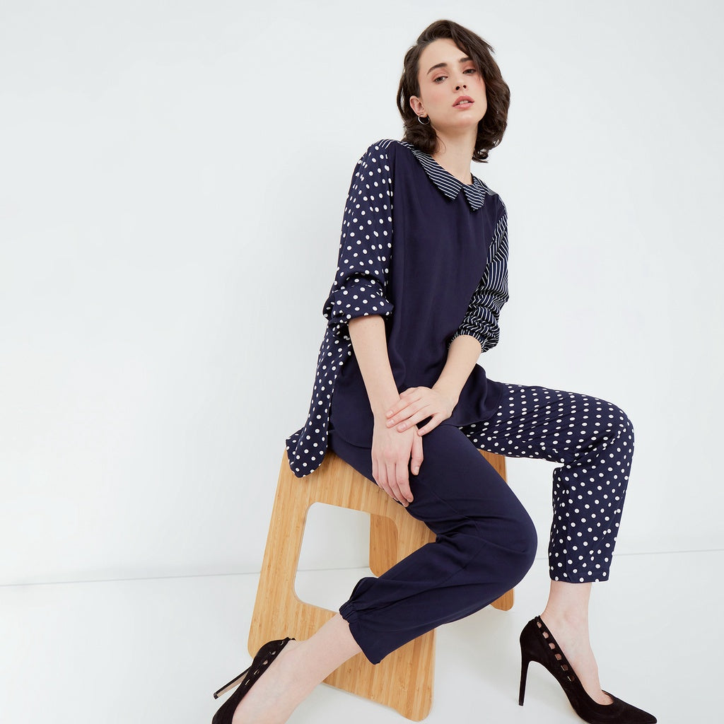 Bechara Navy LongsSet