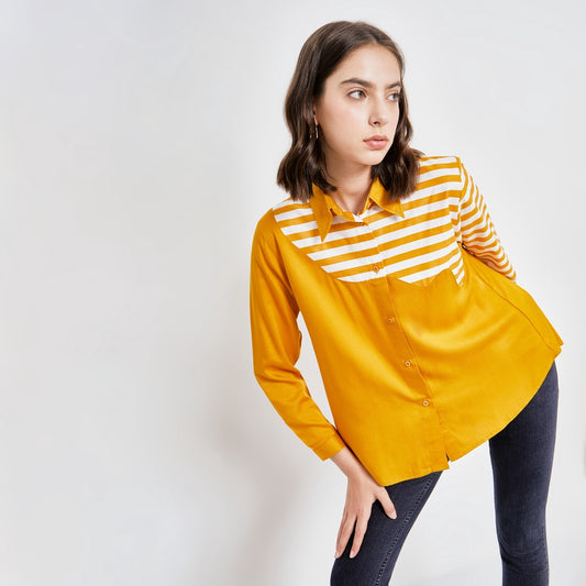 ALLA YELLOW SHIRT / TOP