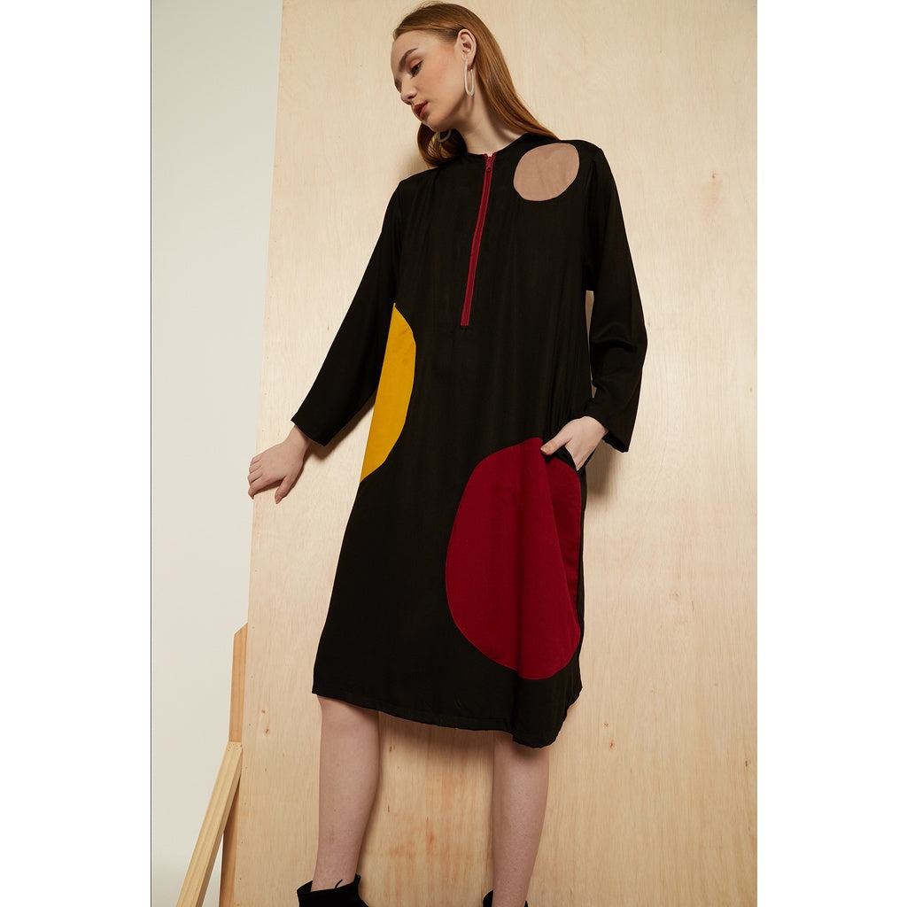 Antalya Ls Dress Black