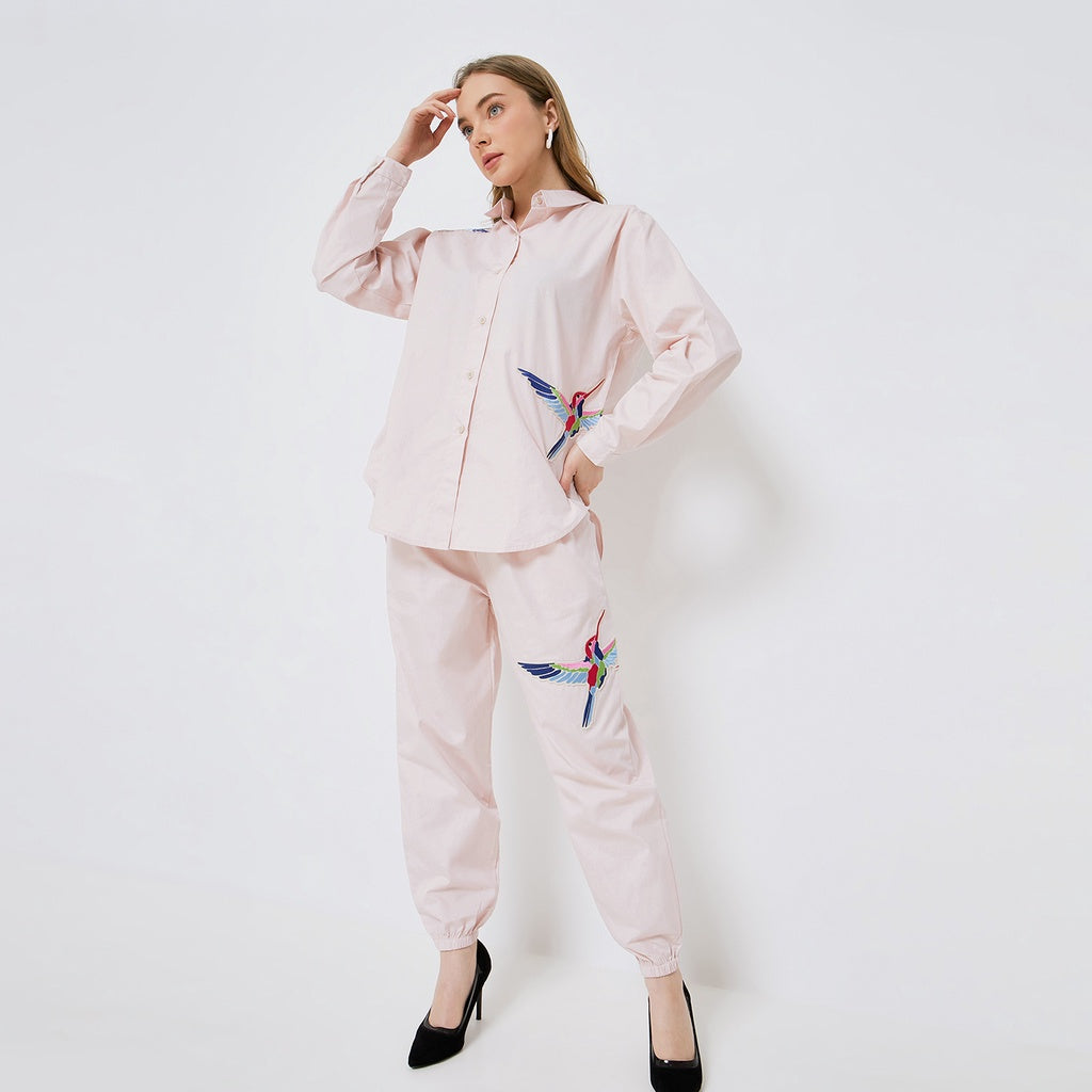 HURI BABY PINK LONGSET