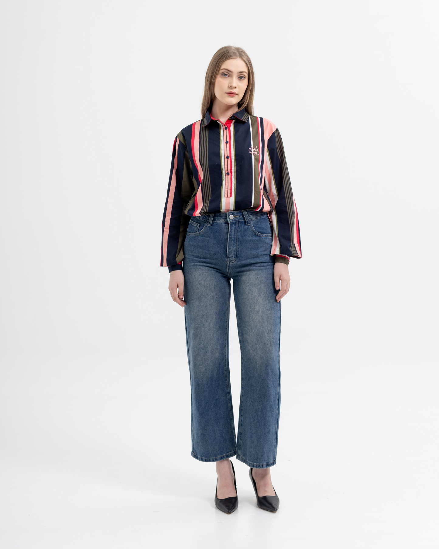 Adella Shirt in Mix-Pink(PRE-ORDER)