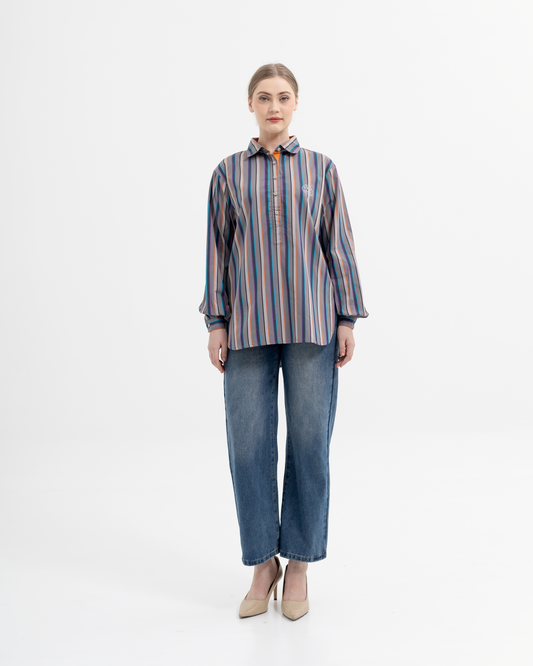 Adella Shirt in Mix-Grey (PRE-ORDER)