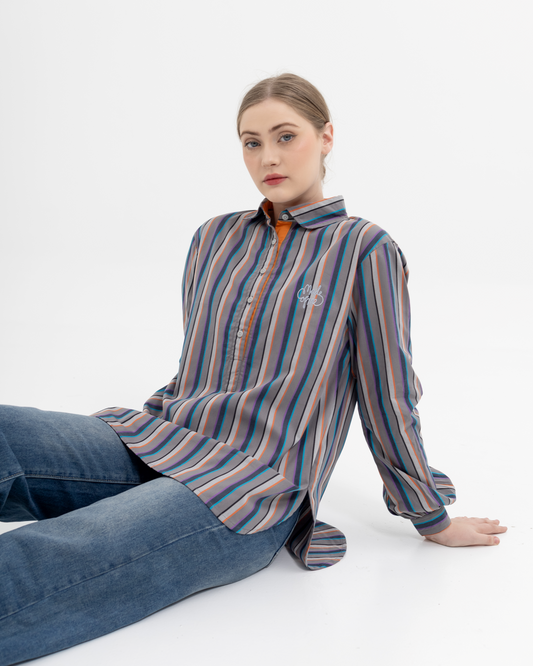 Adella Shirt in Mix-Grey