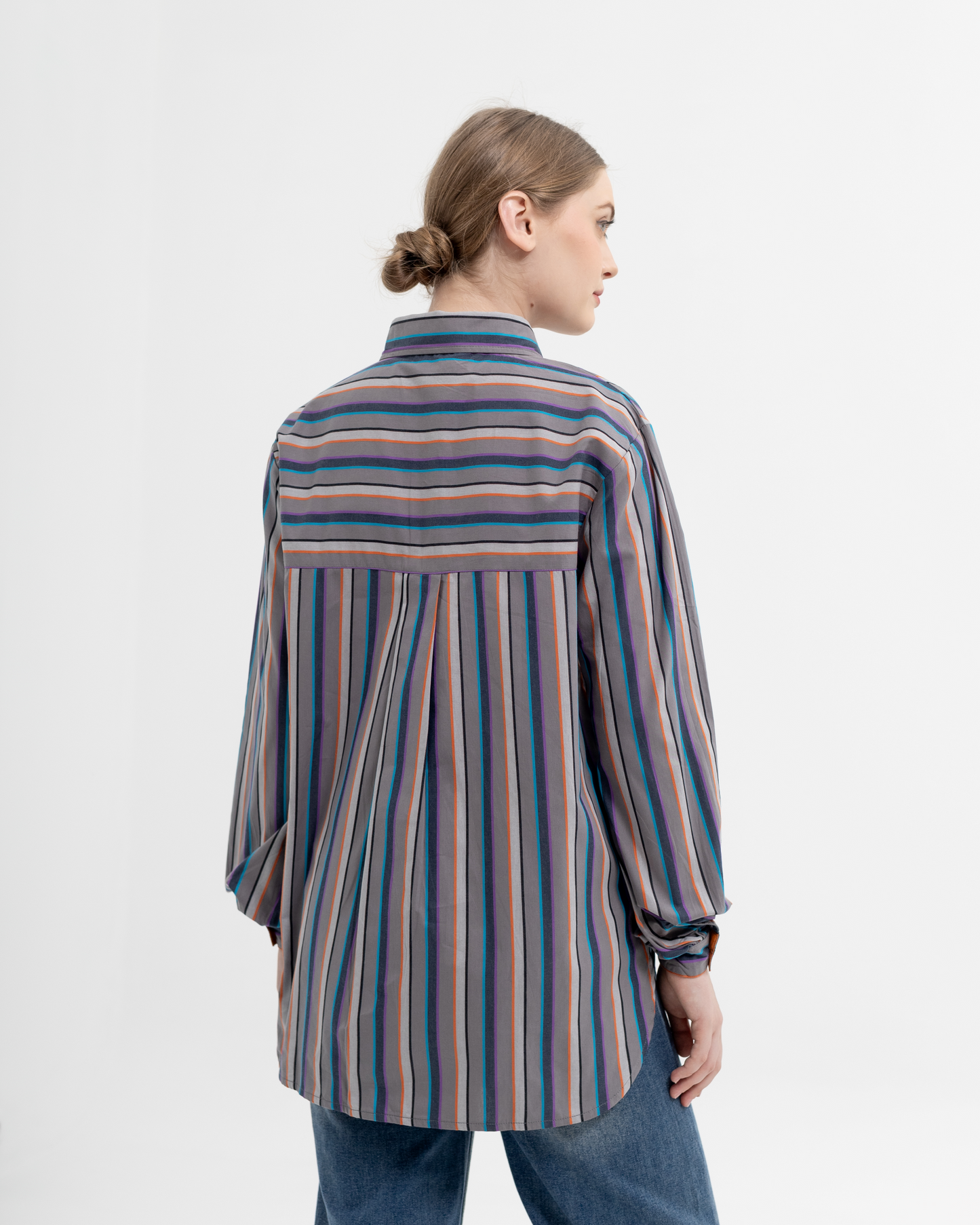 Adella Shirt in Mix-Grey (PRE-ORDER)