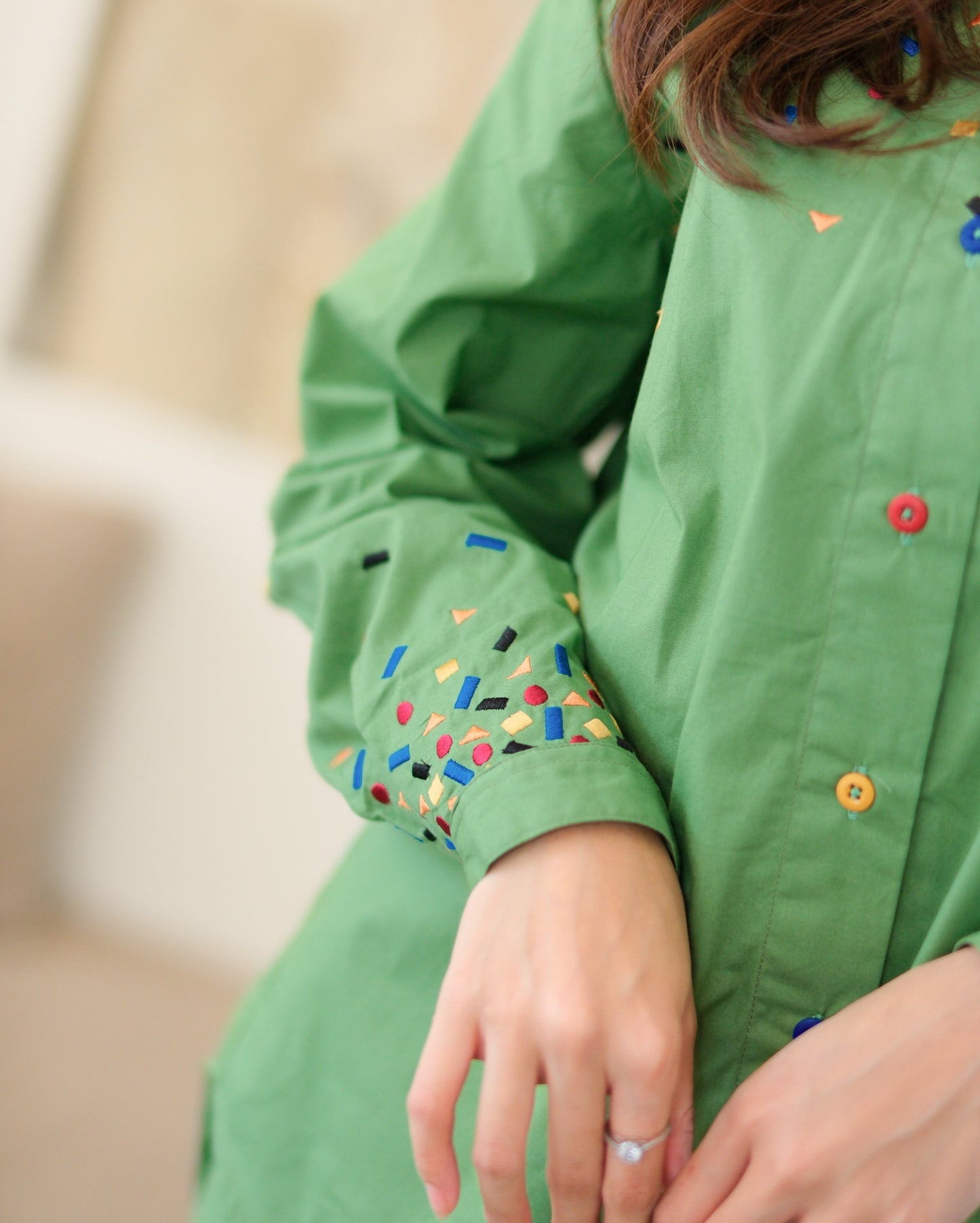 Mille Embro Matching set Green