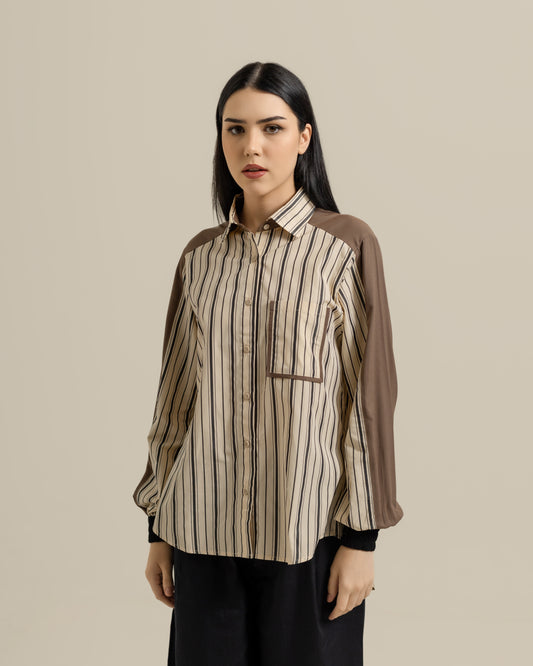 Bonnie Shirt in Brown