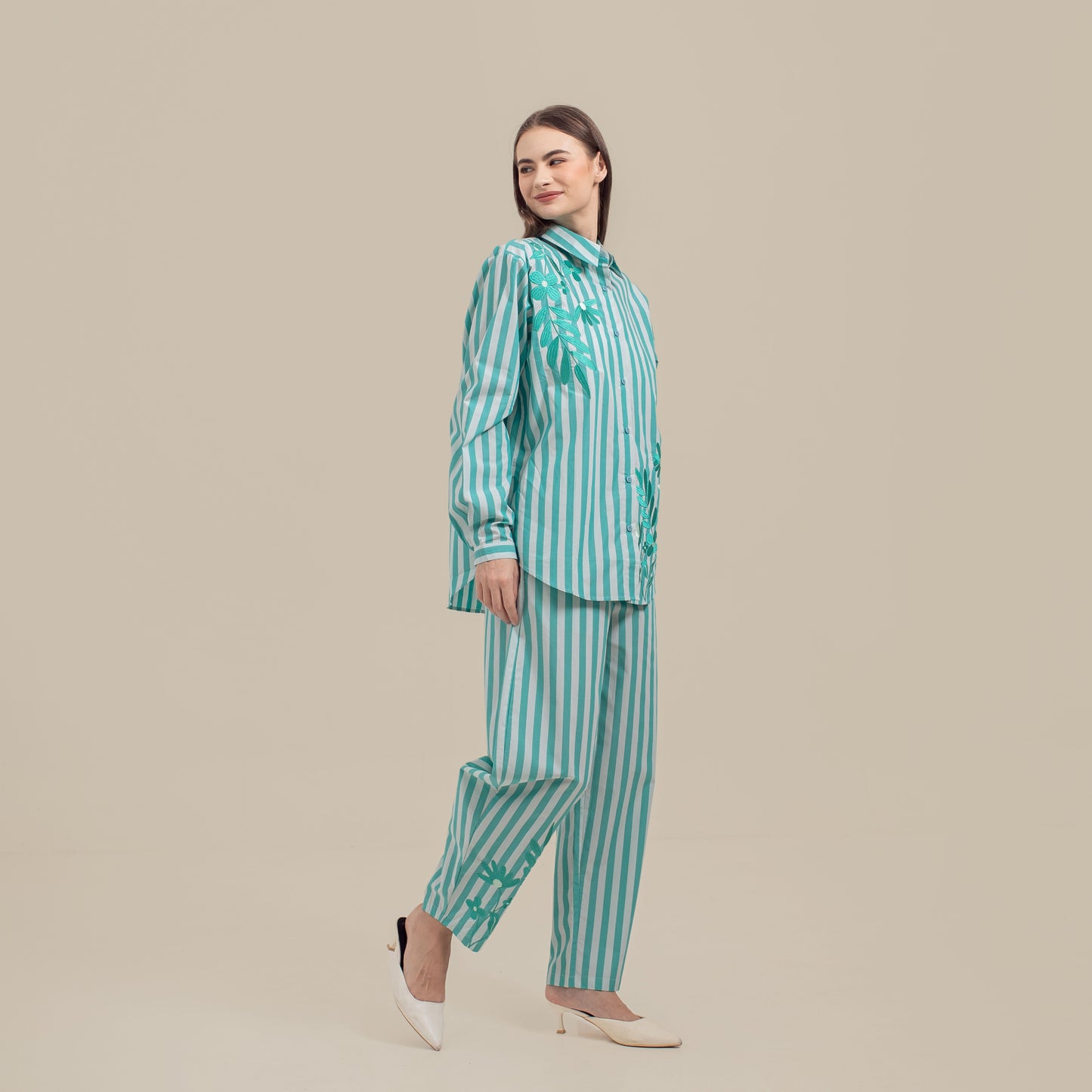 HANNIYA STRIPE GREEN