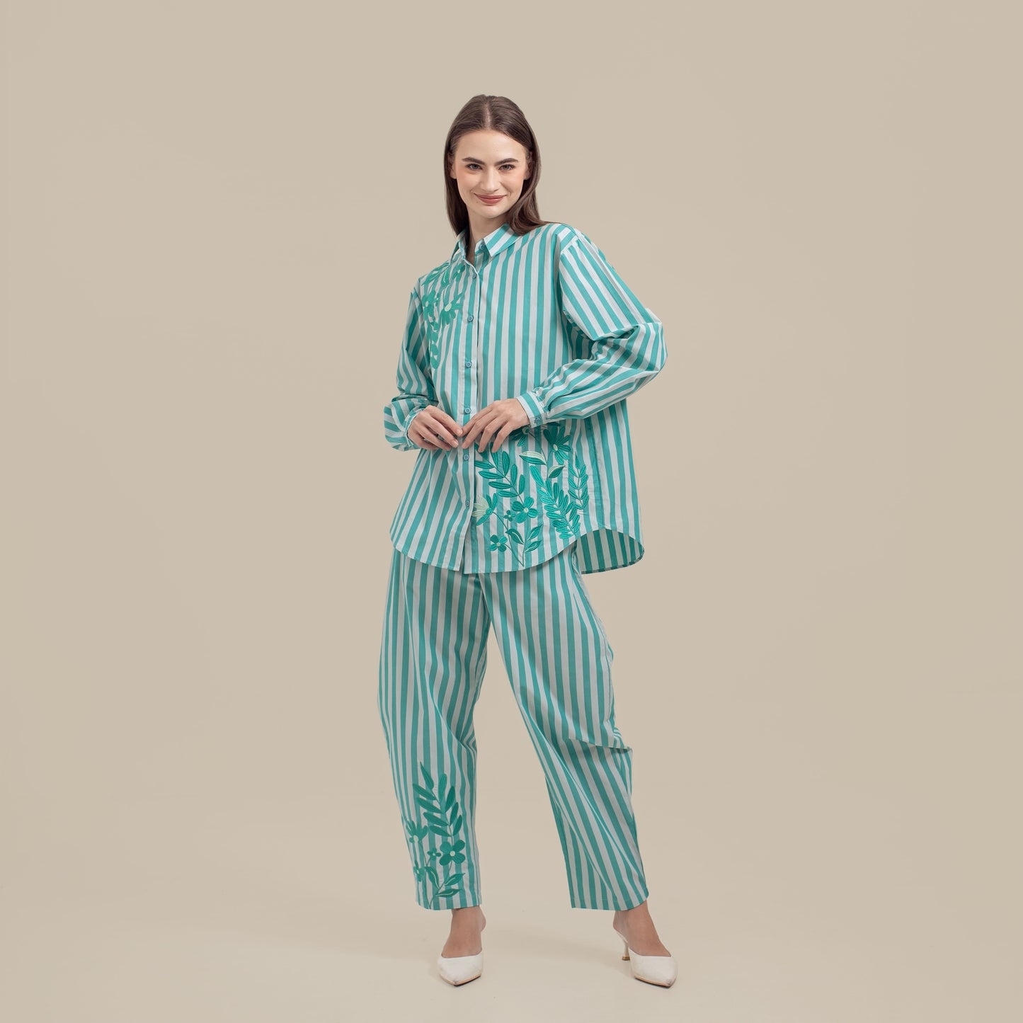 HANNIYA STRIPE GREEN