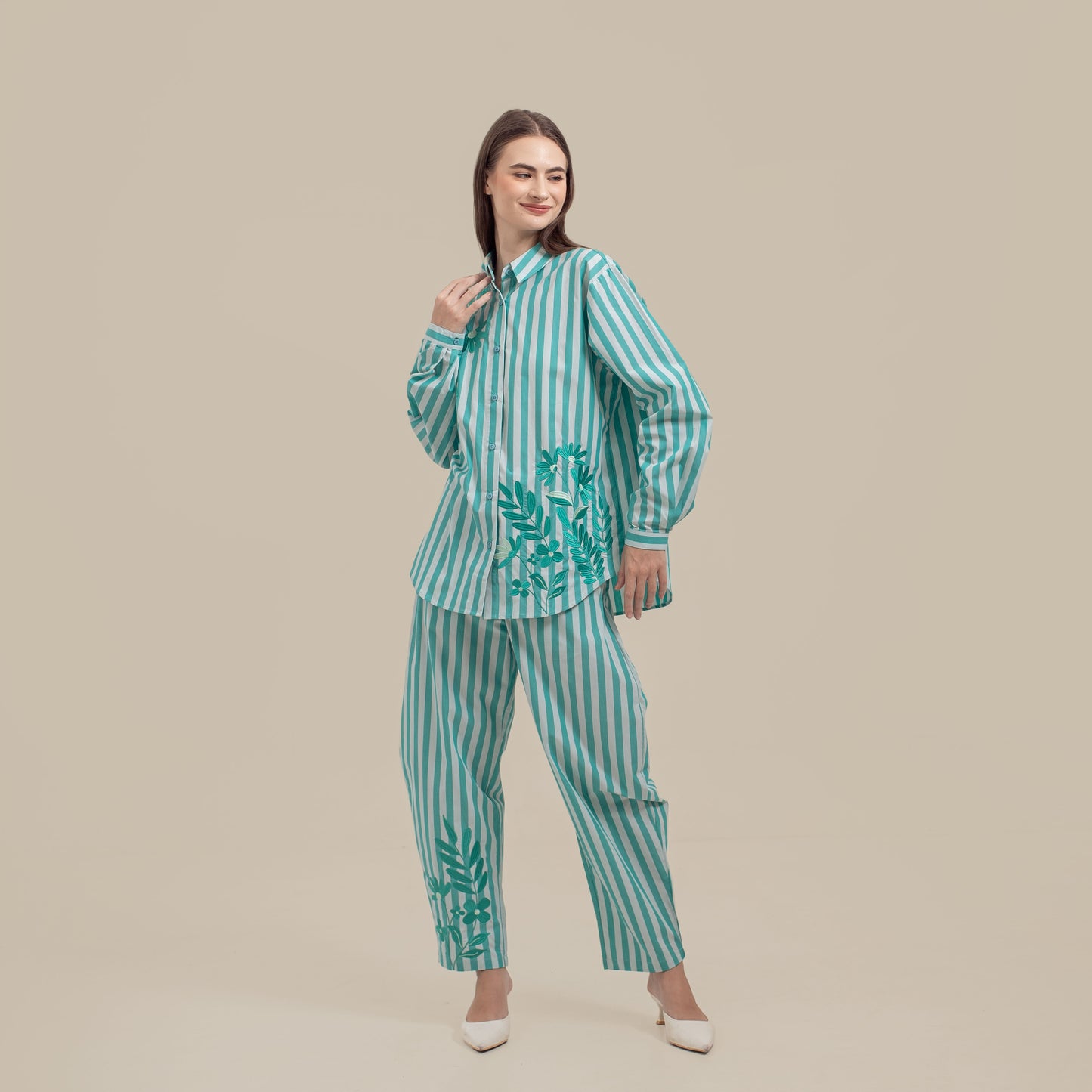 HANNIYA STRIPE GREEN