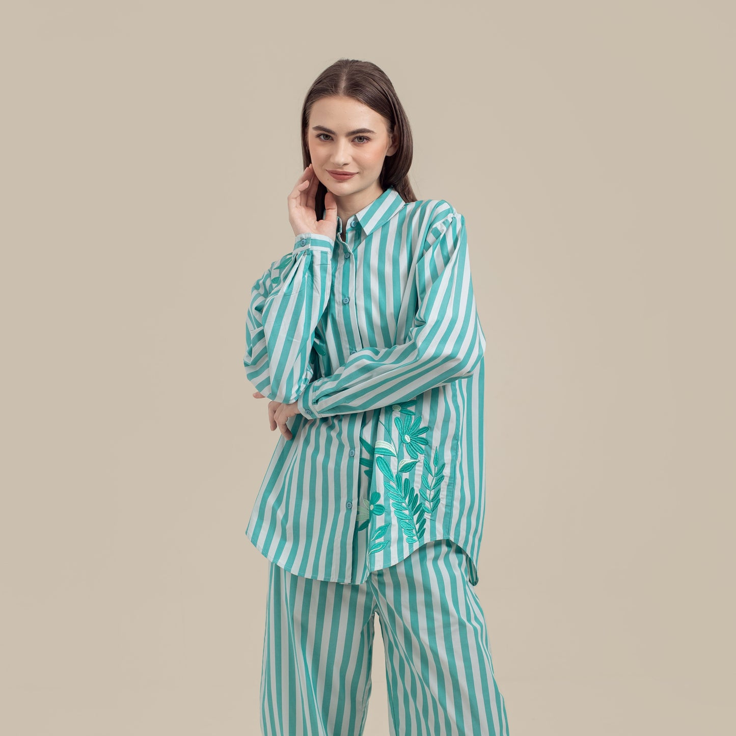 HANNIYA STRIPE GREEN