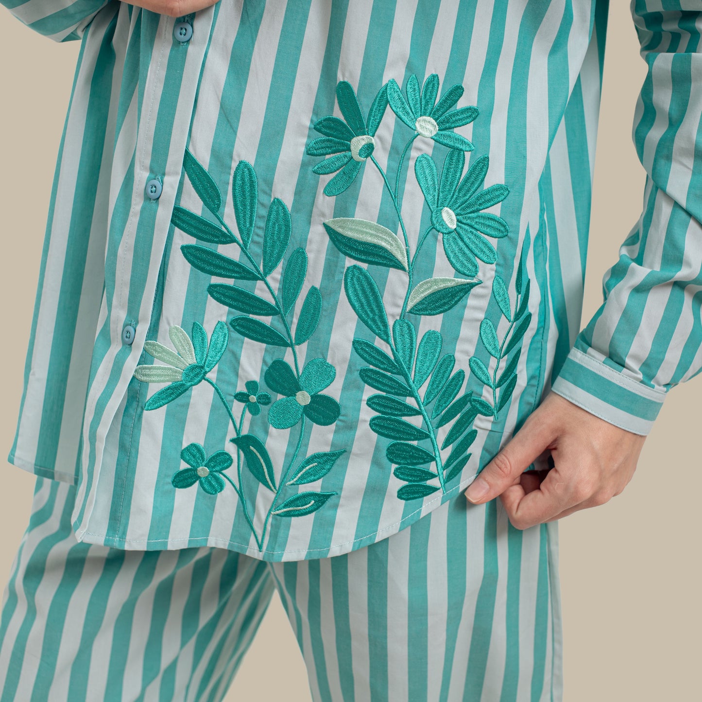 HANNIYA STRIPE GREEN