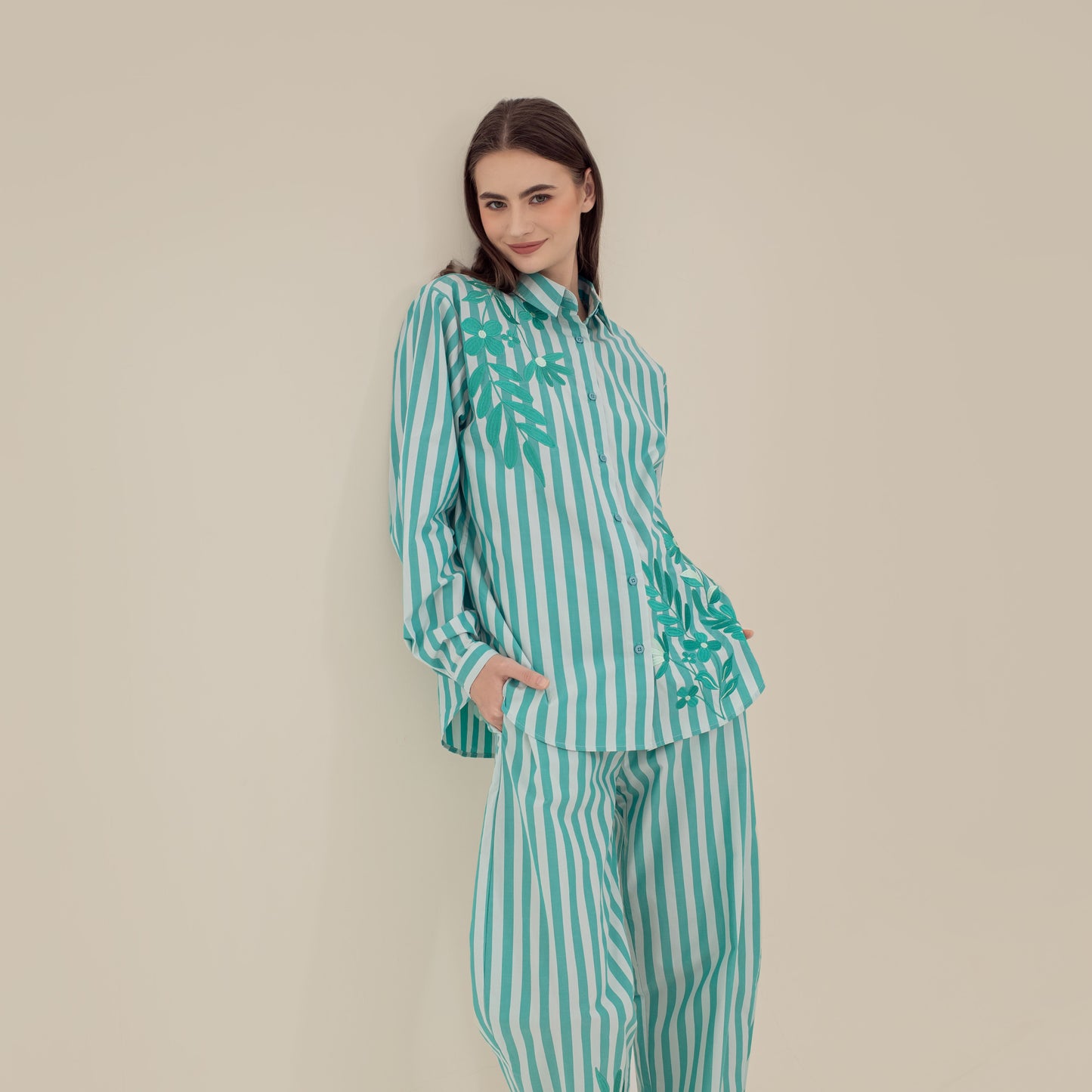HANNIYA STRIPE GREEN