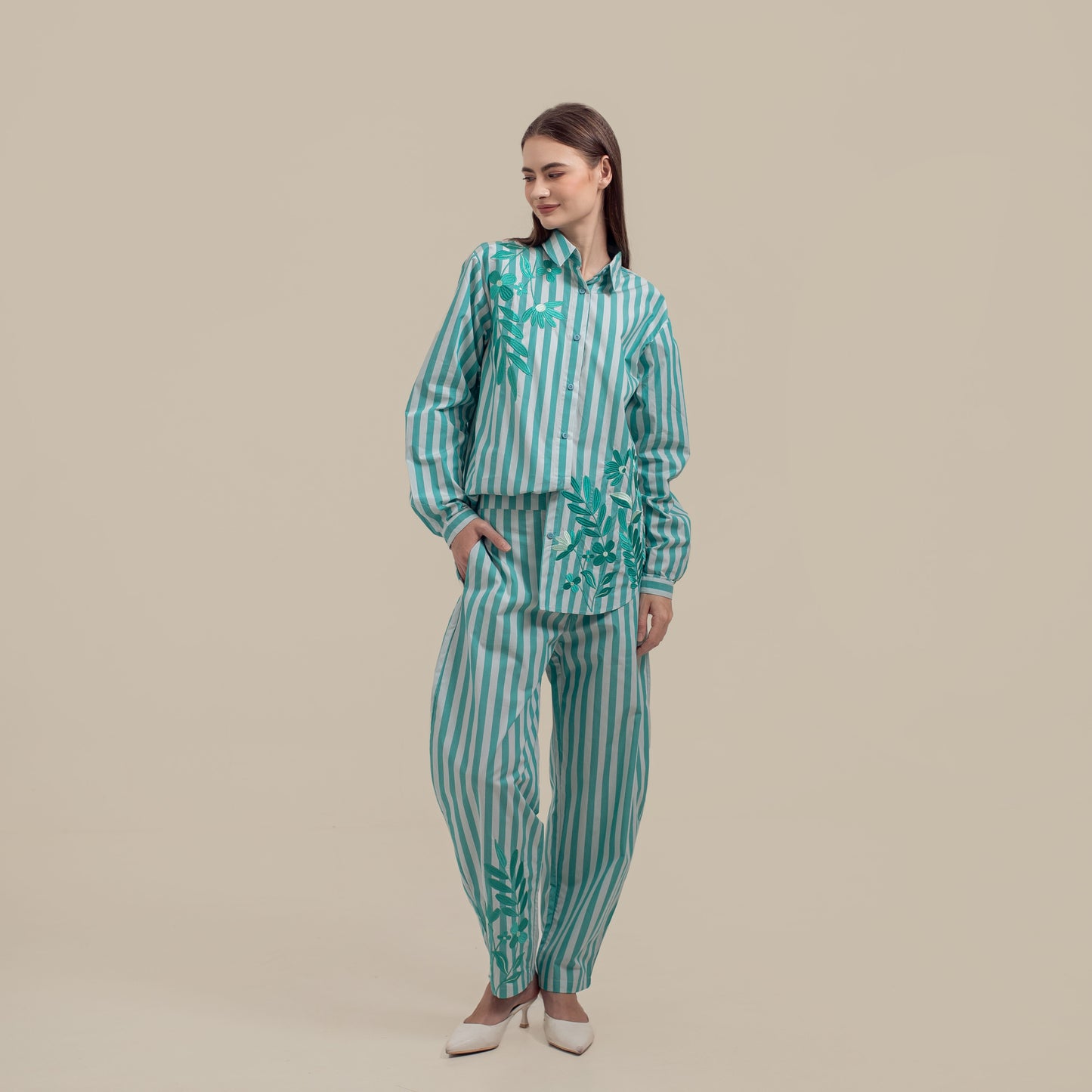 HANNIYA STRIPE GREEN