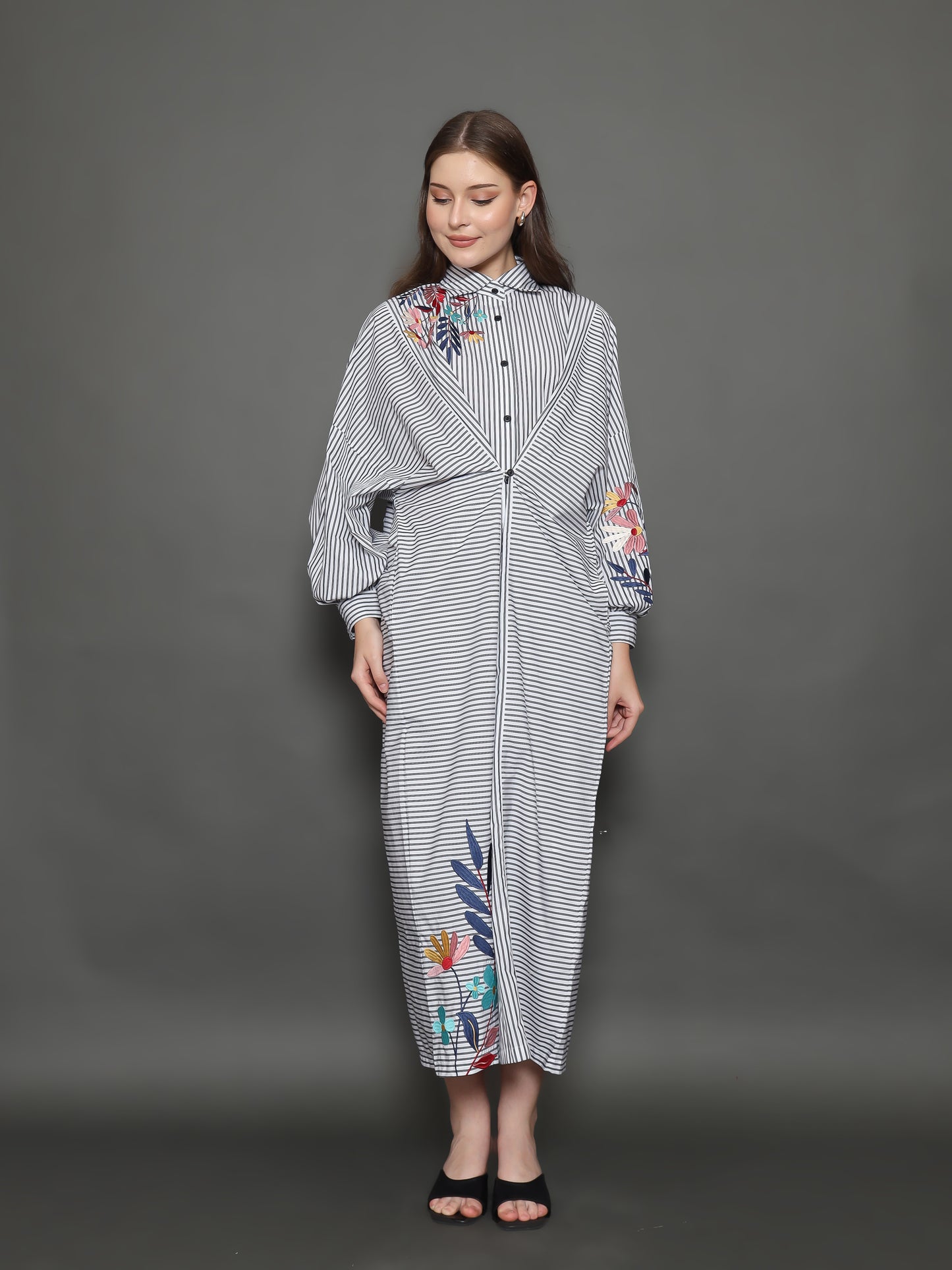 GHANIYA MIXBLACK KAFTAN RAYYA