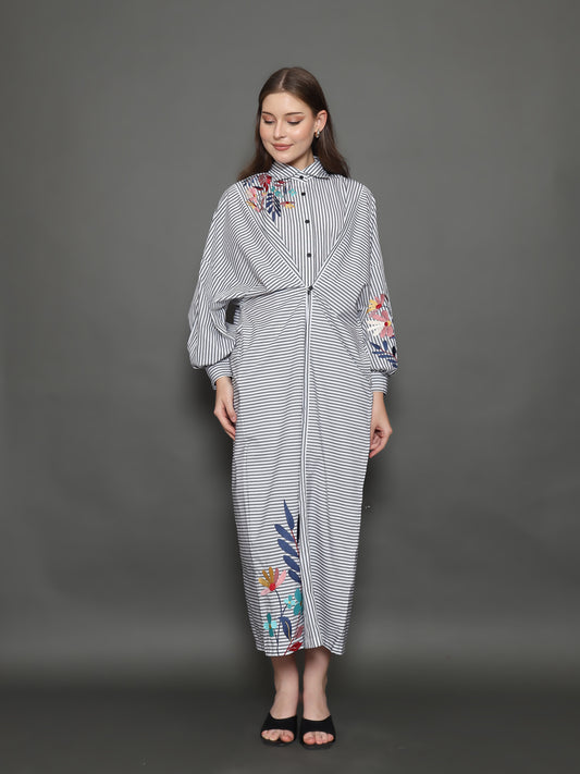GHANIYA MIXBLACK KAFTAN RAYYA (PRE-ORDER)