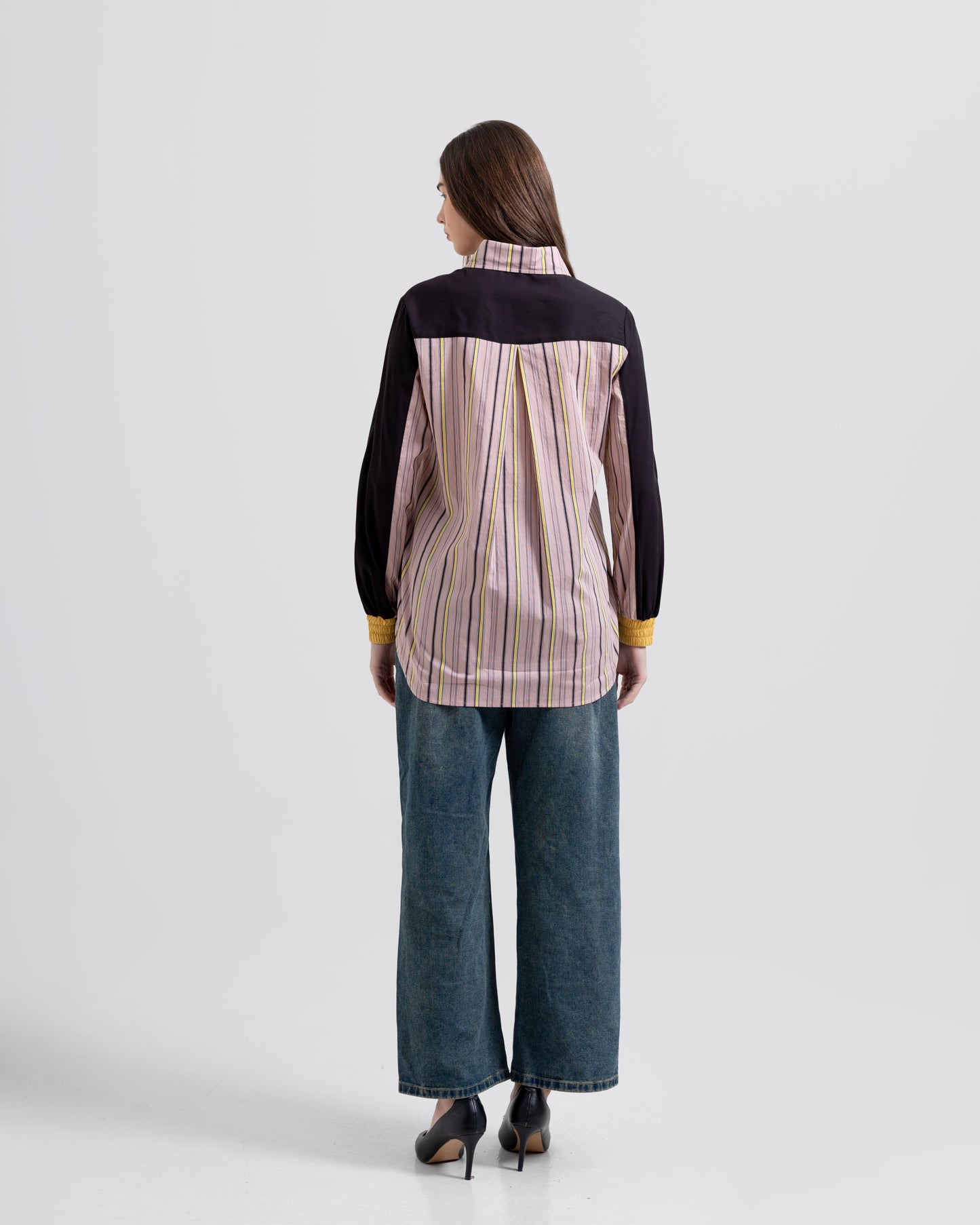 Bonnie Shirt in Pink-Black