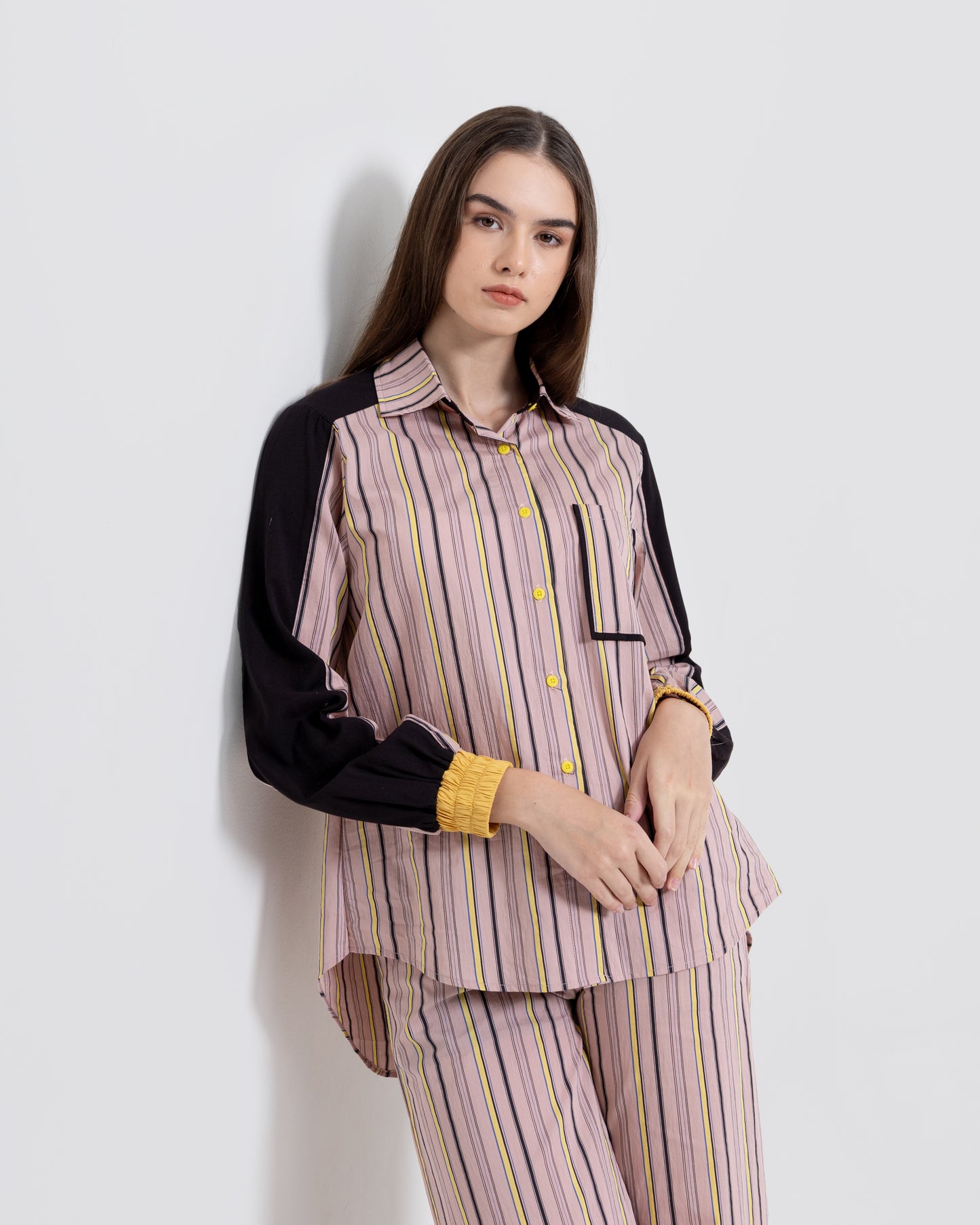 Bonnie Set in Pink-Black