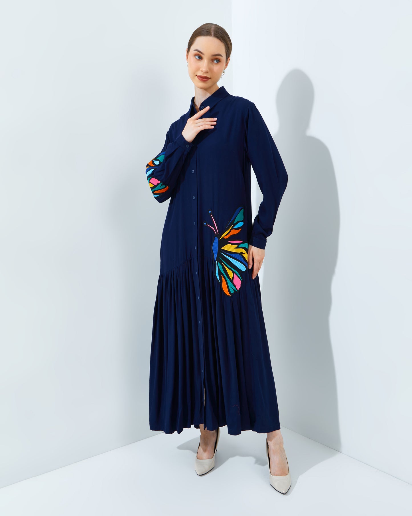 Buffy Dress Navy