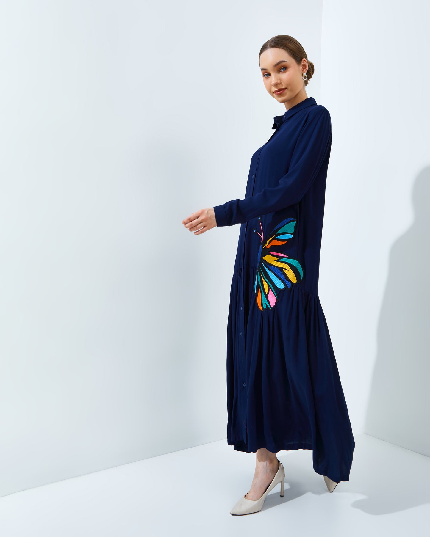 Buffy Dress Navy