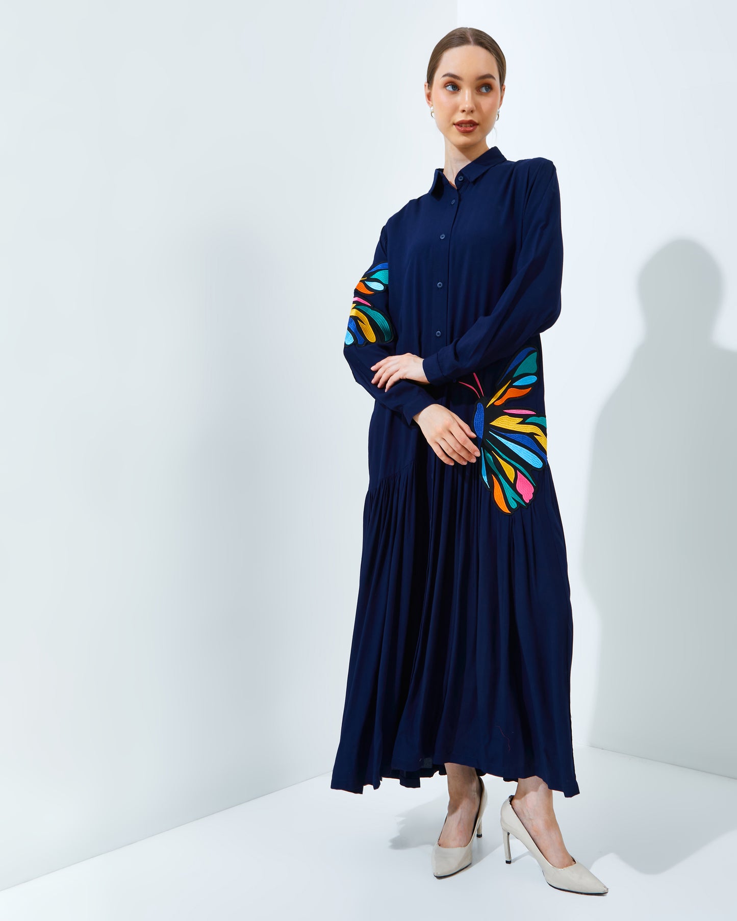 Buffy Dress Navy