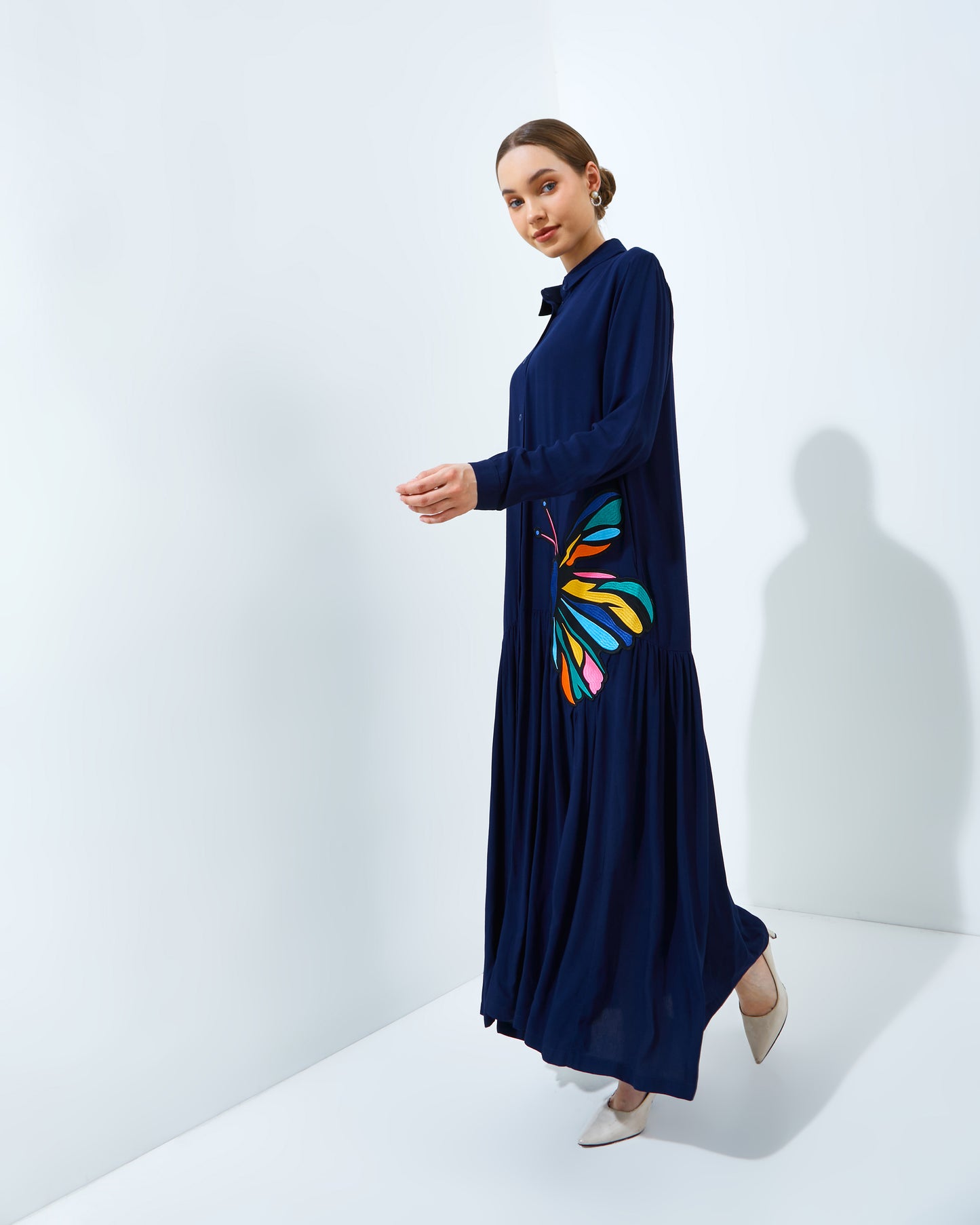Buffy Dress Navy