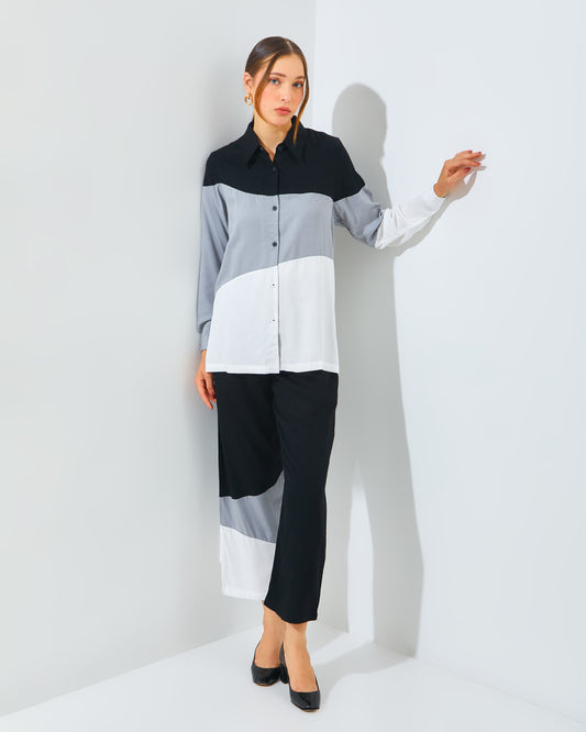 Grady Matching set mix Light Grey