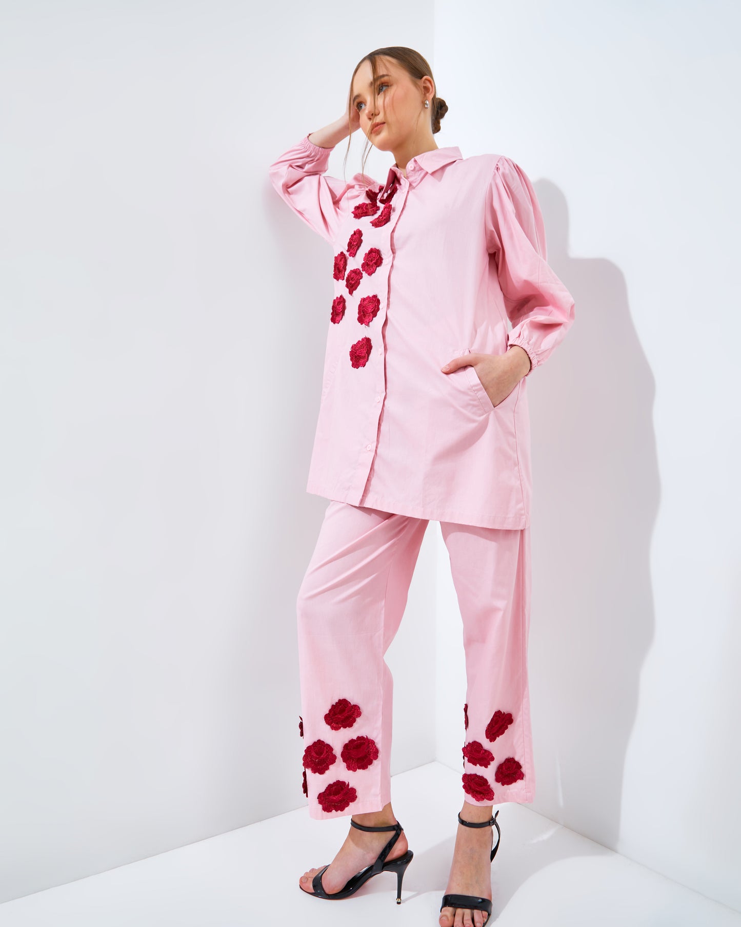 ROSIE MACTHING SET BABY PINK