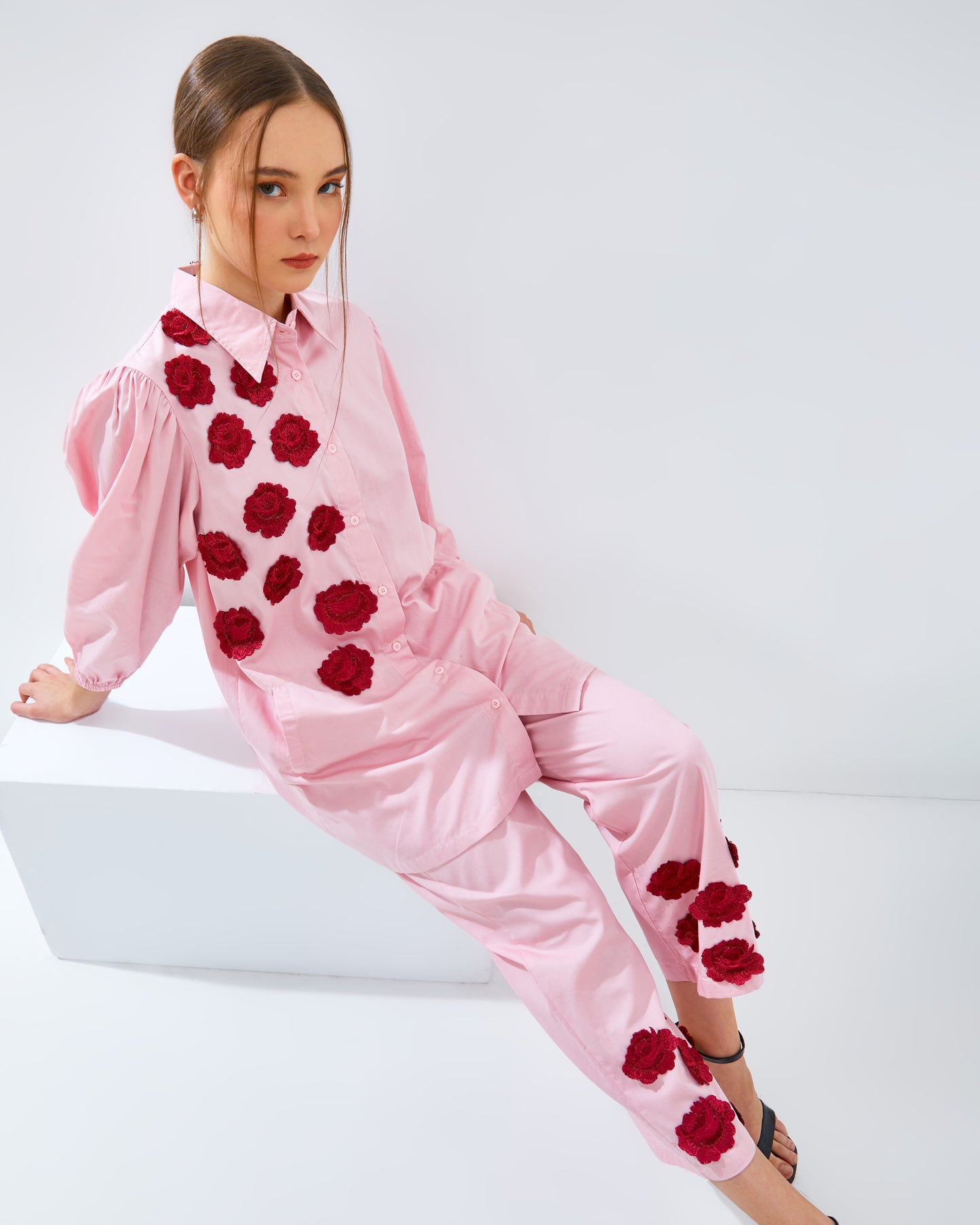 ROSIE MACTHING SET BABY PINK