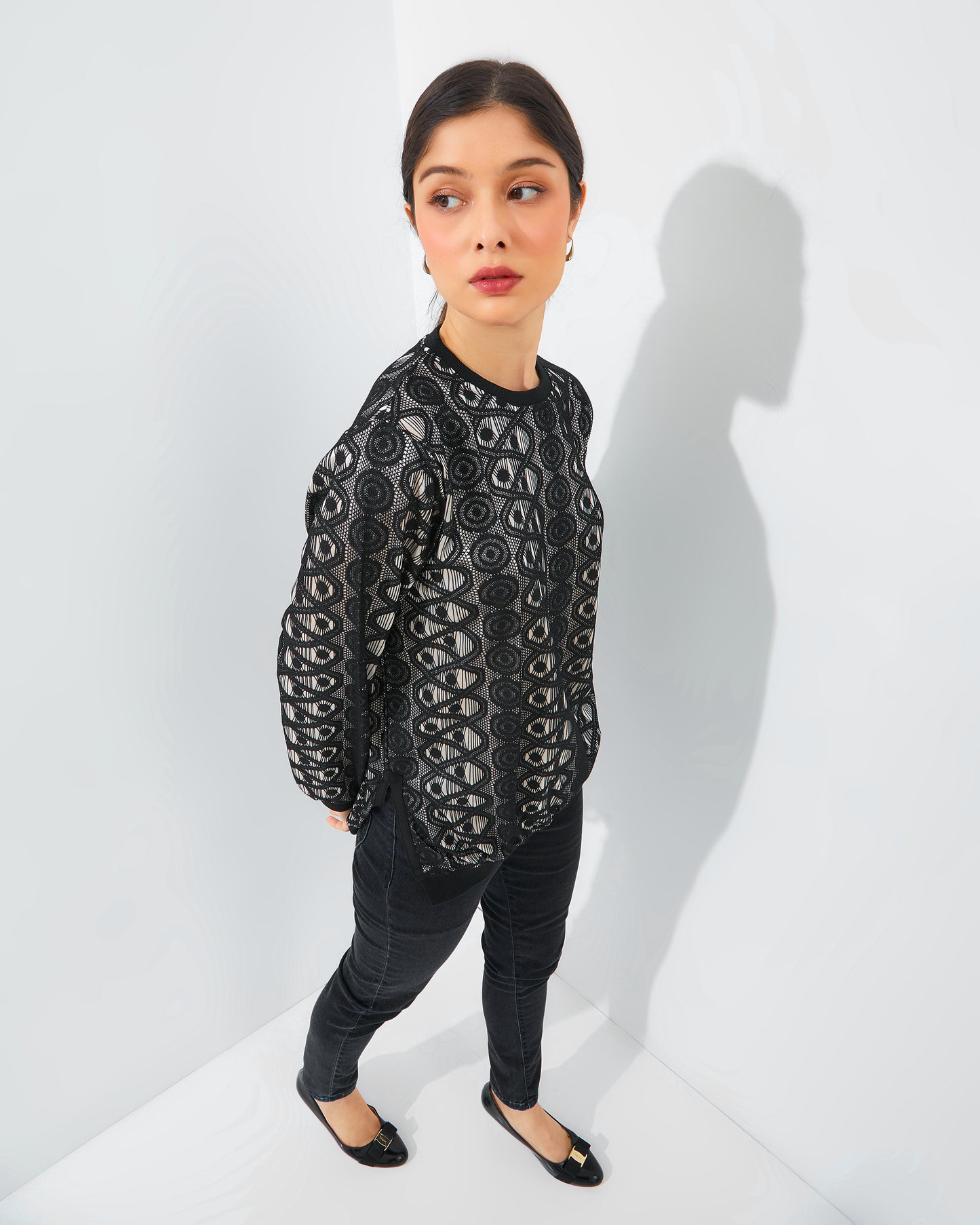 PUTI SWEATER BLACK MIX