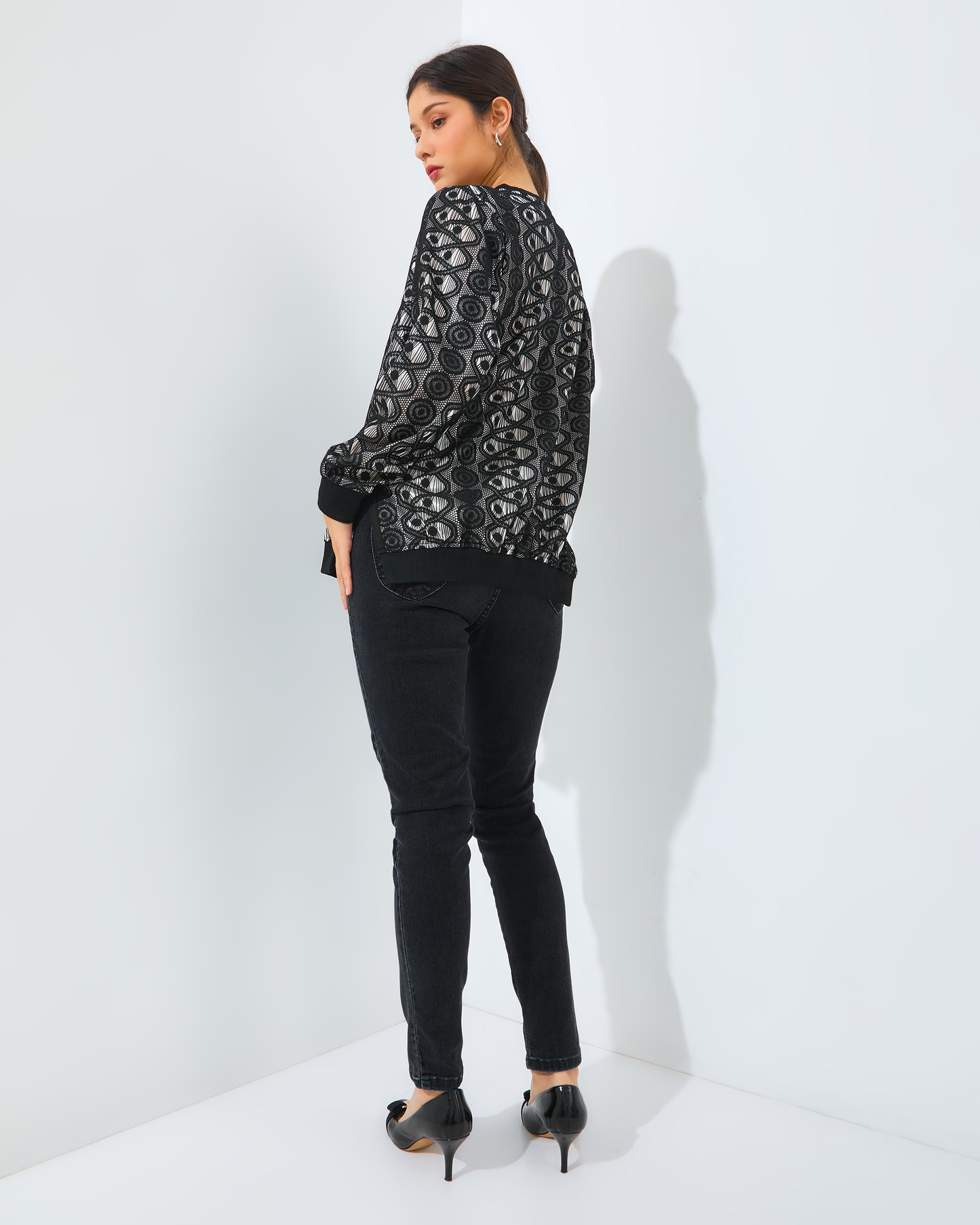 PUTI SWEATER BLACK MIX