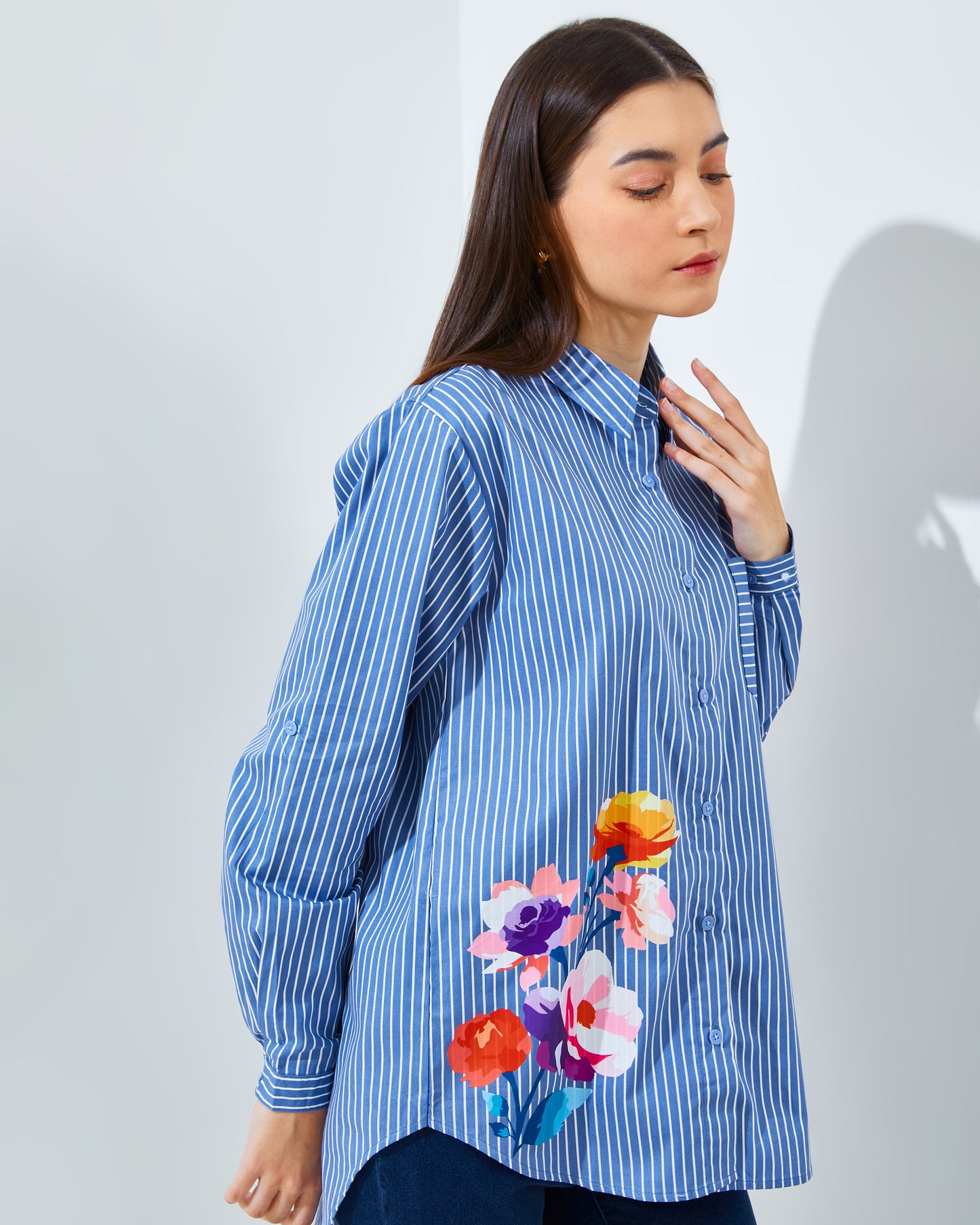 Arrisya Shirt Blue