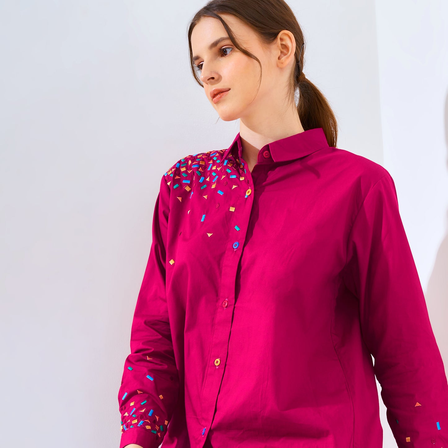 Mille Embro Top Bright Colors