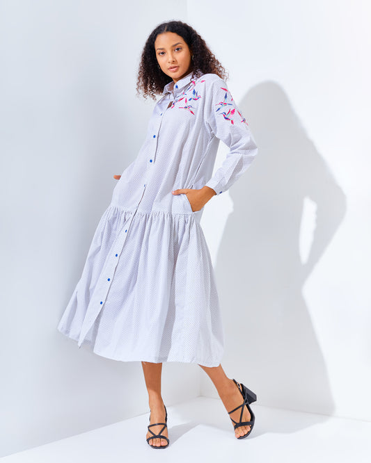 Neo Hummy Dress White