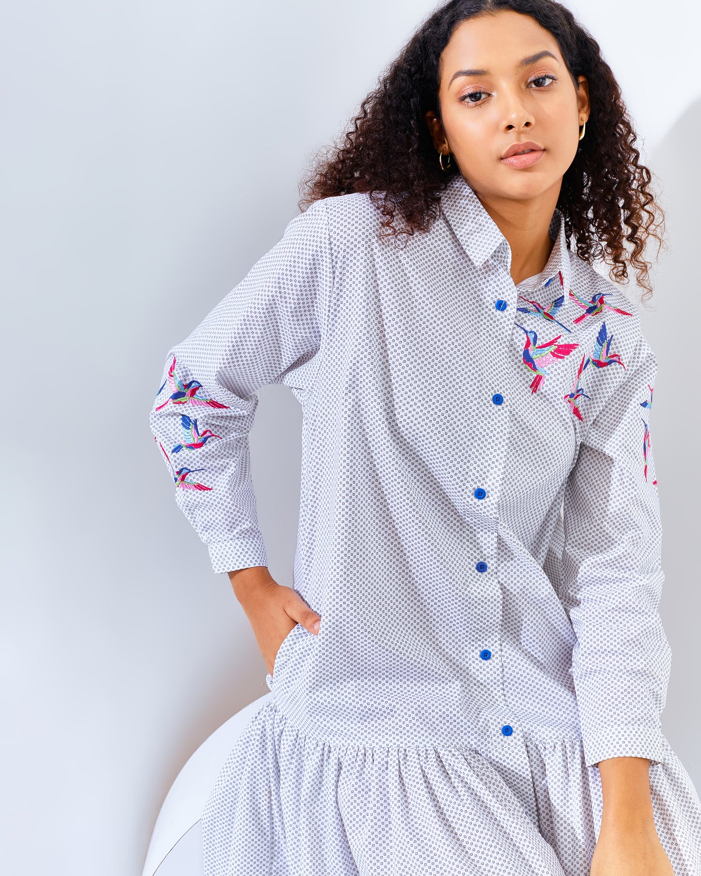 Neo Hummy Dress White
