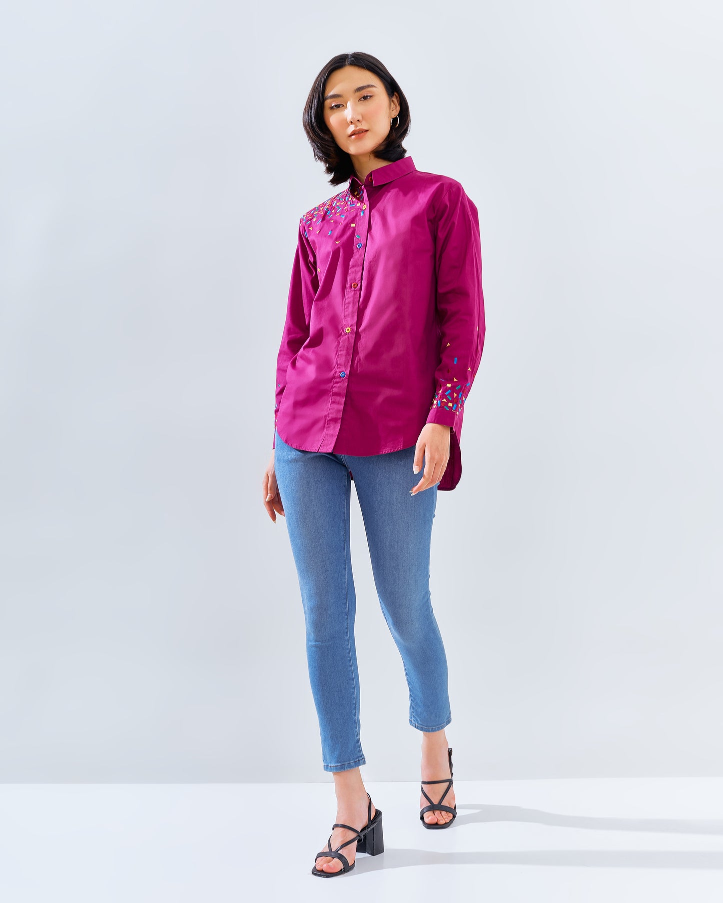 Mille Embro Top Purple