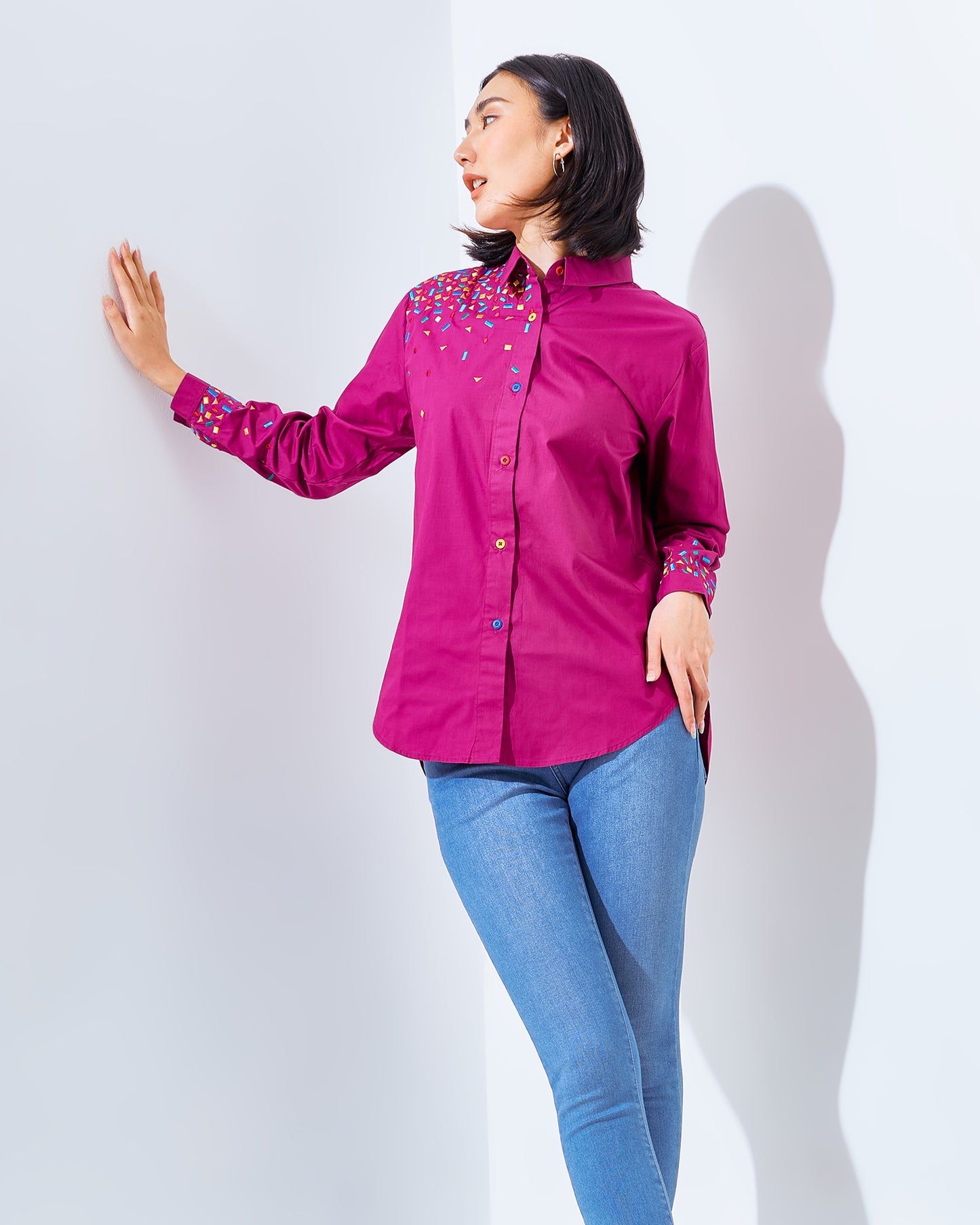 Mille Embro Top Purple