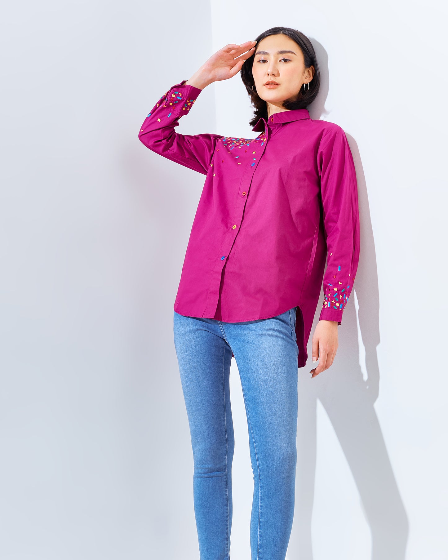 Mille Embro Top Purple