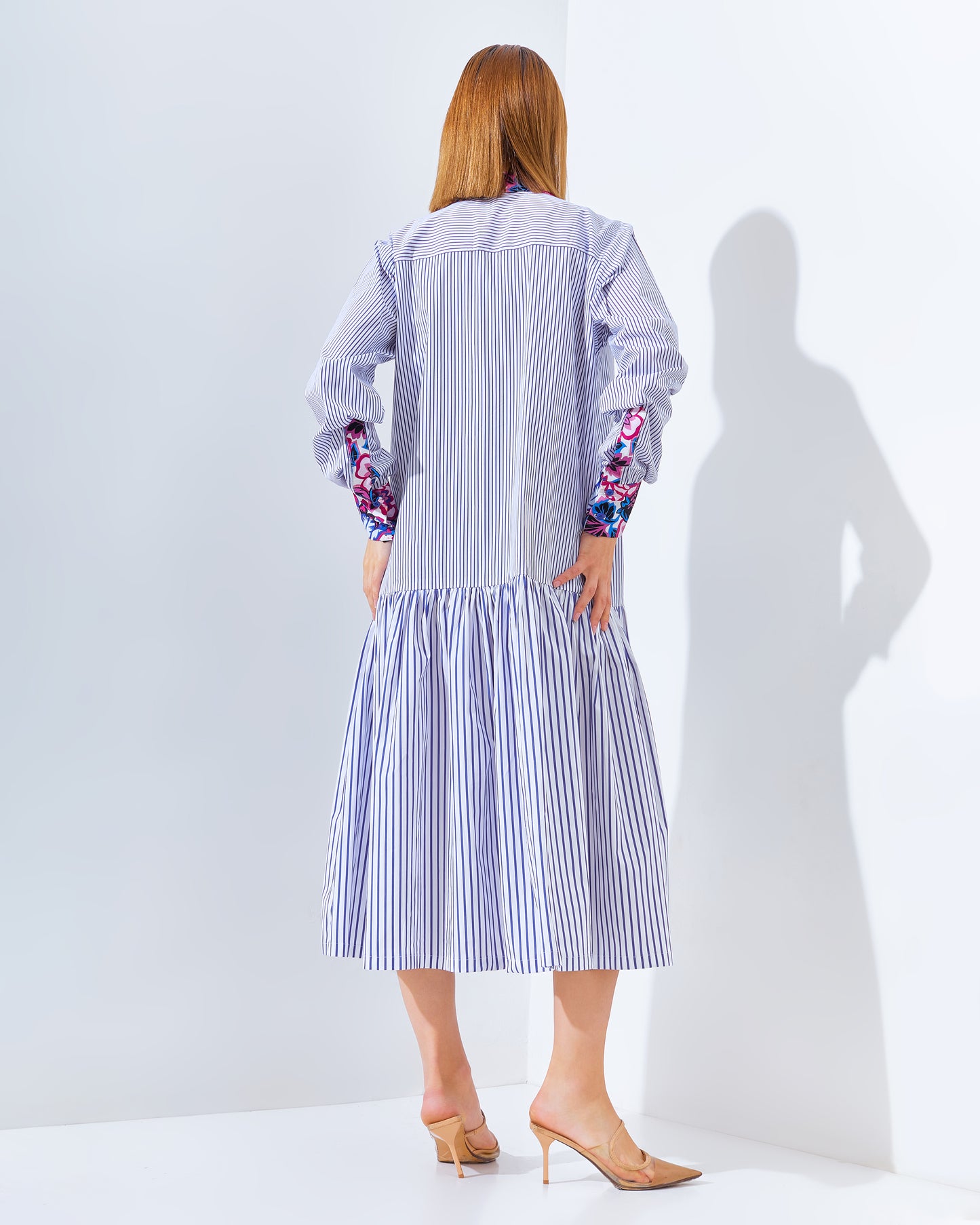 Rachell Dress Striped Navy