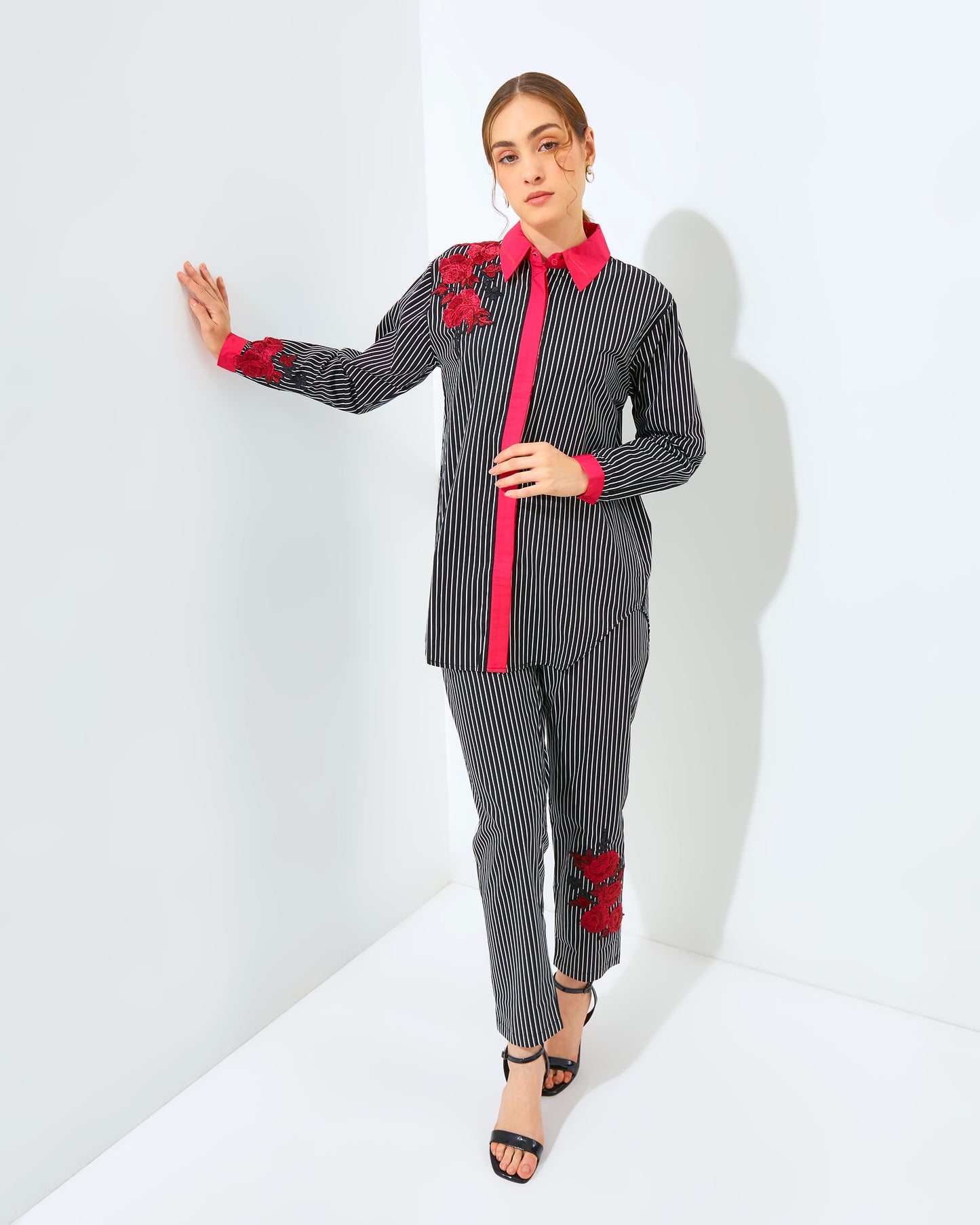 Rachella Full Black Fushia