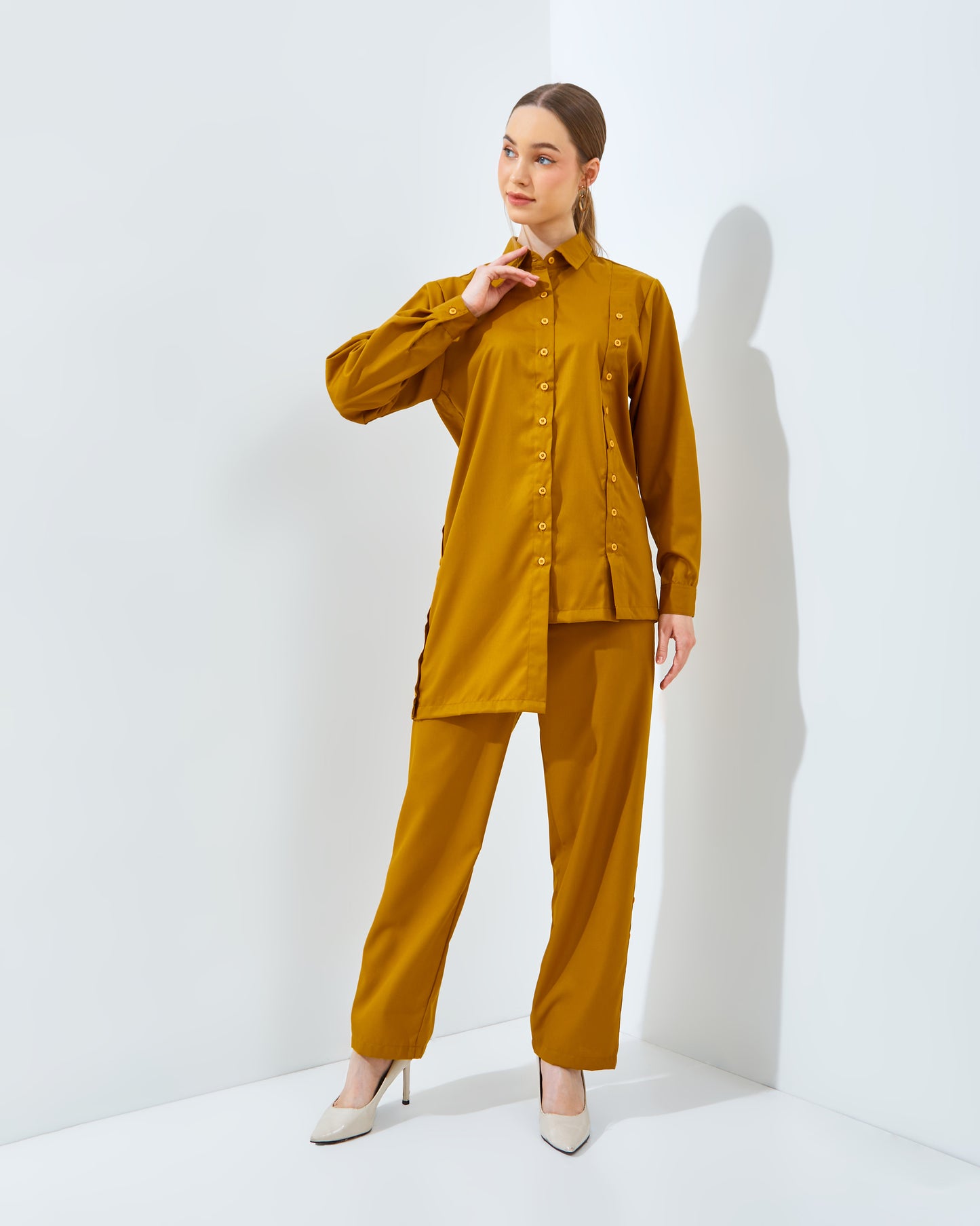 Button Set Mustard