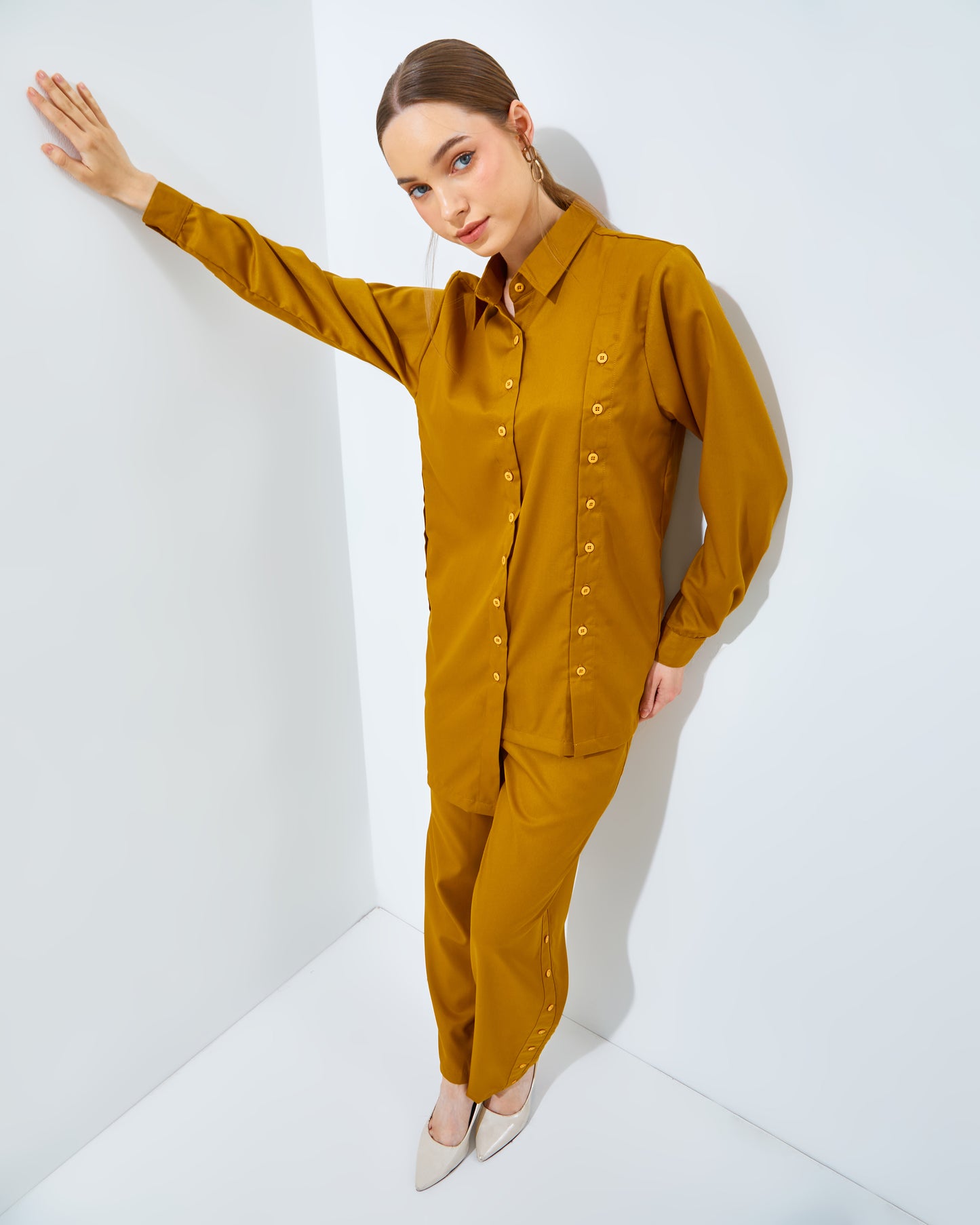 Button Set Mustard