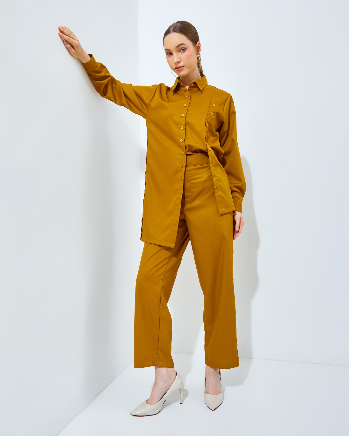 Button Set Mustard