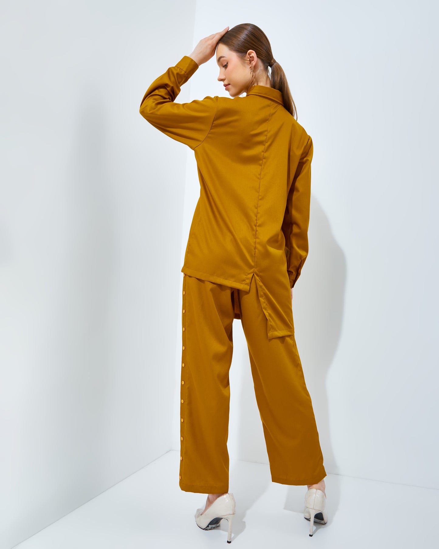 Button Set Mustard