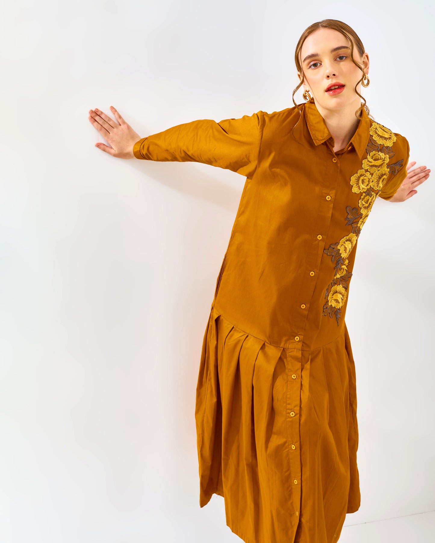 Rose Rachella Dress Brown