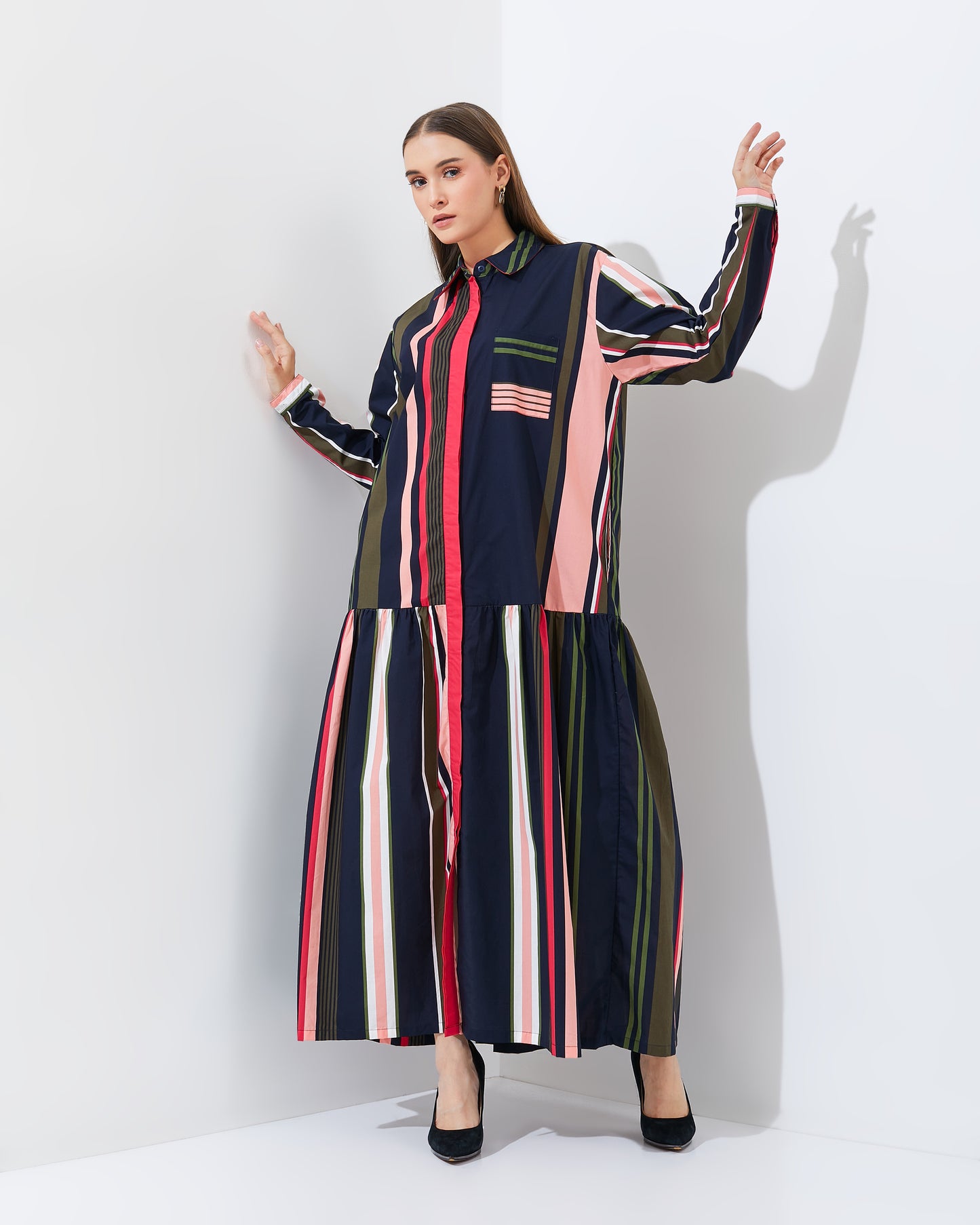 ADELLA DRESS MIXPINK (PRE-ORDER)